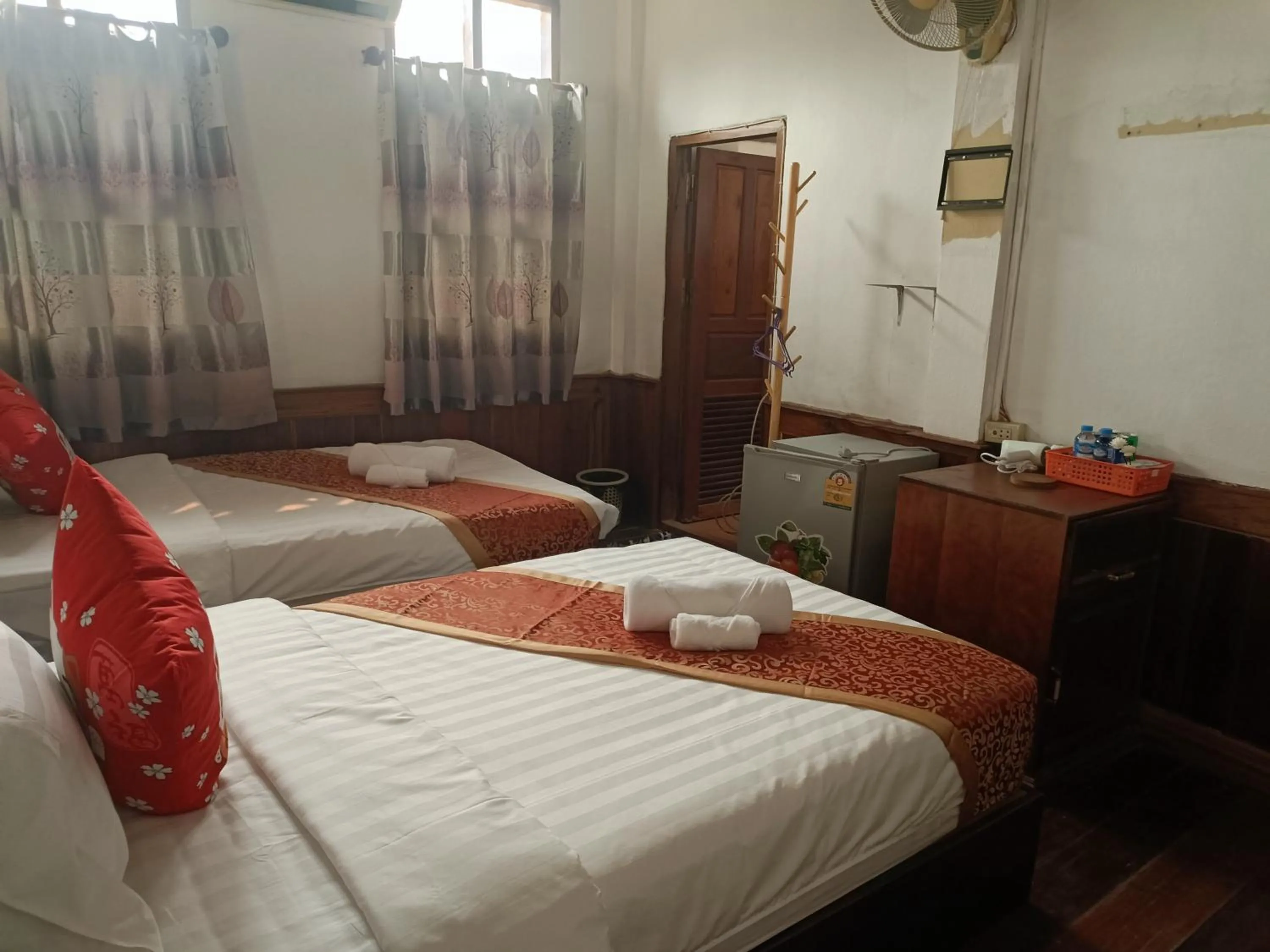 Bed in KONGKHAM GUESTHOUSE