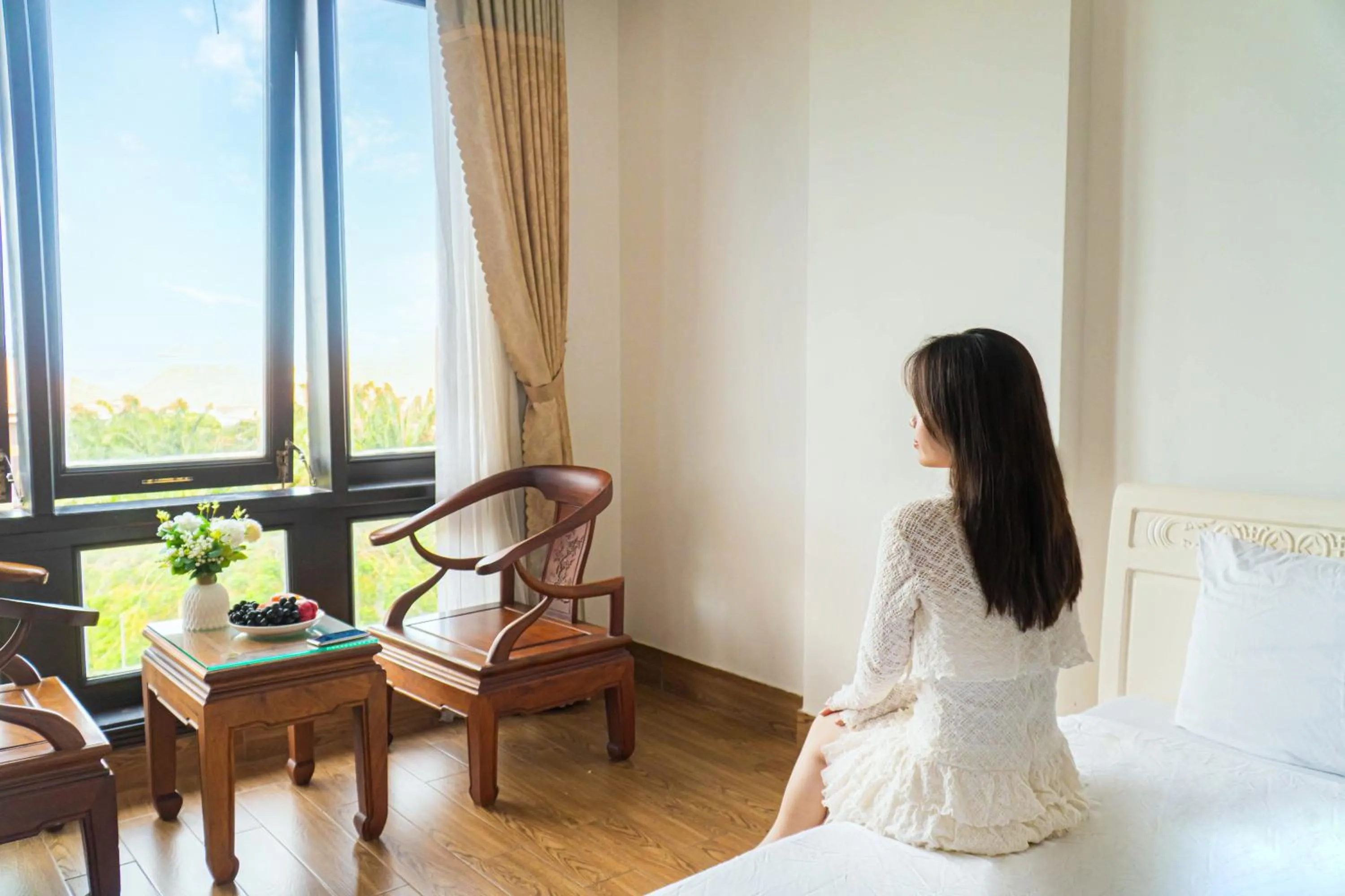 Seating area in SeaColor Beachstay Danang Hotel by Haviland