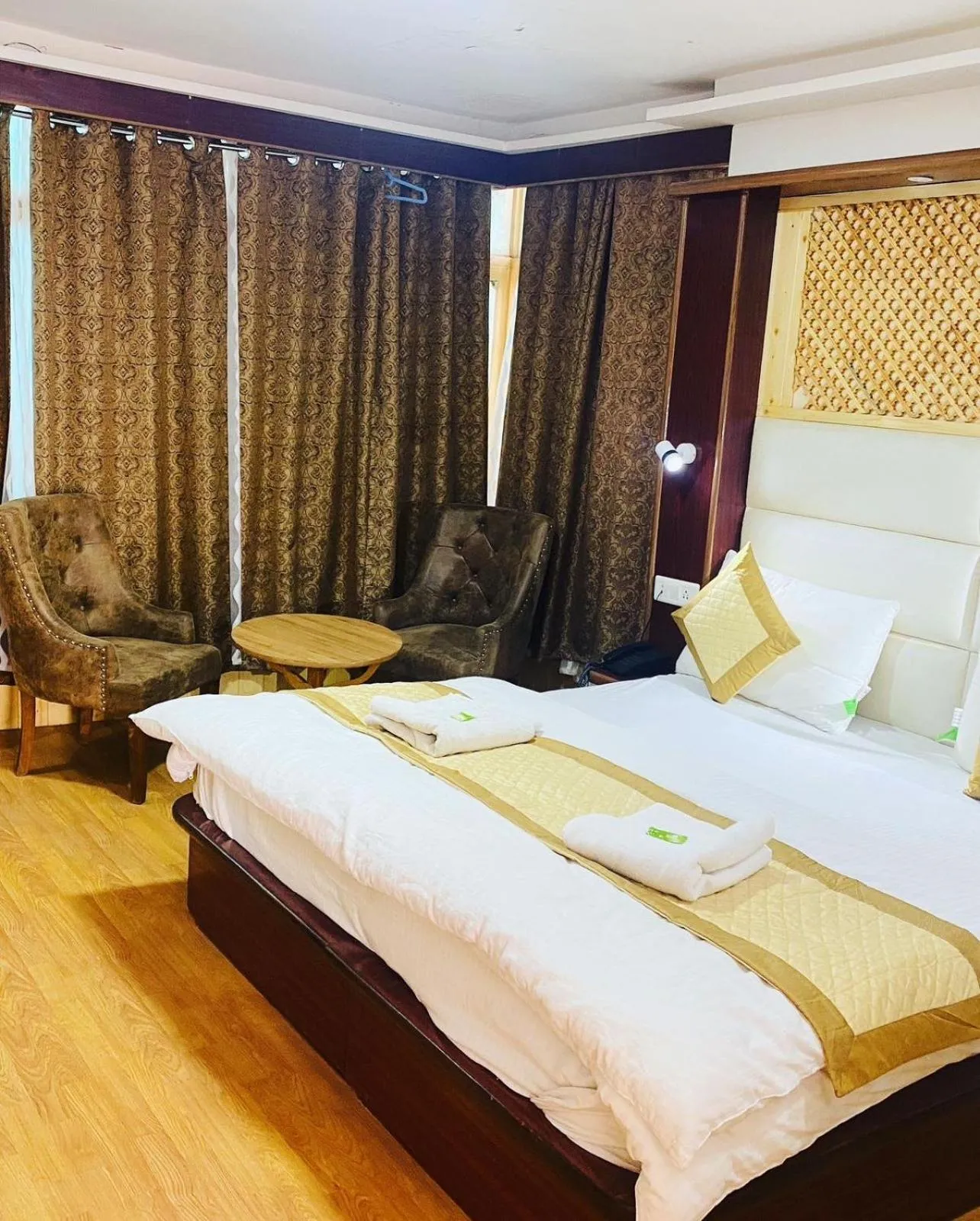 Bed in SIT Hotel Ladakh Horizon Leh