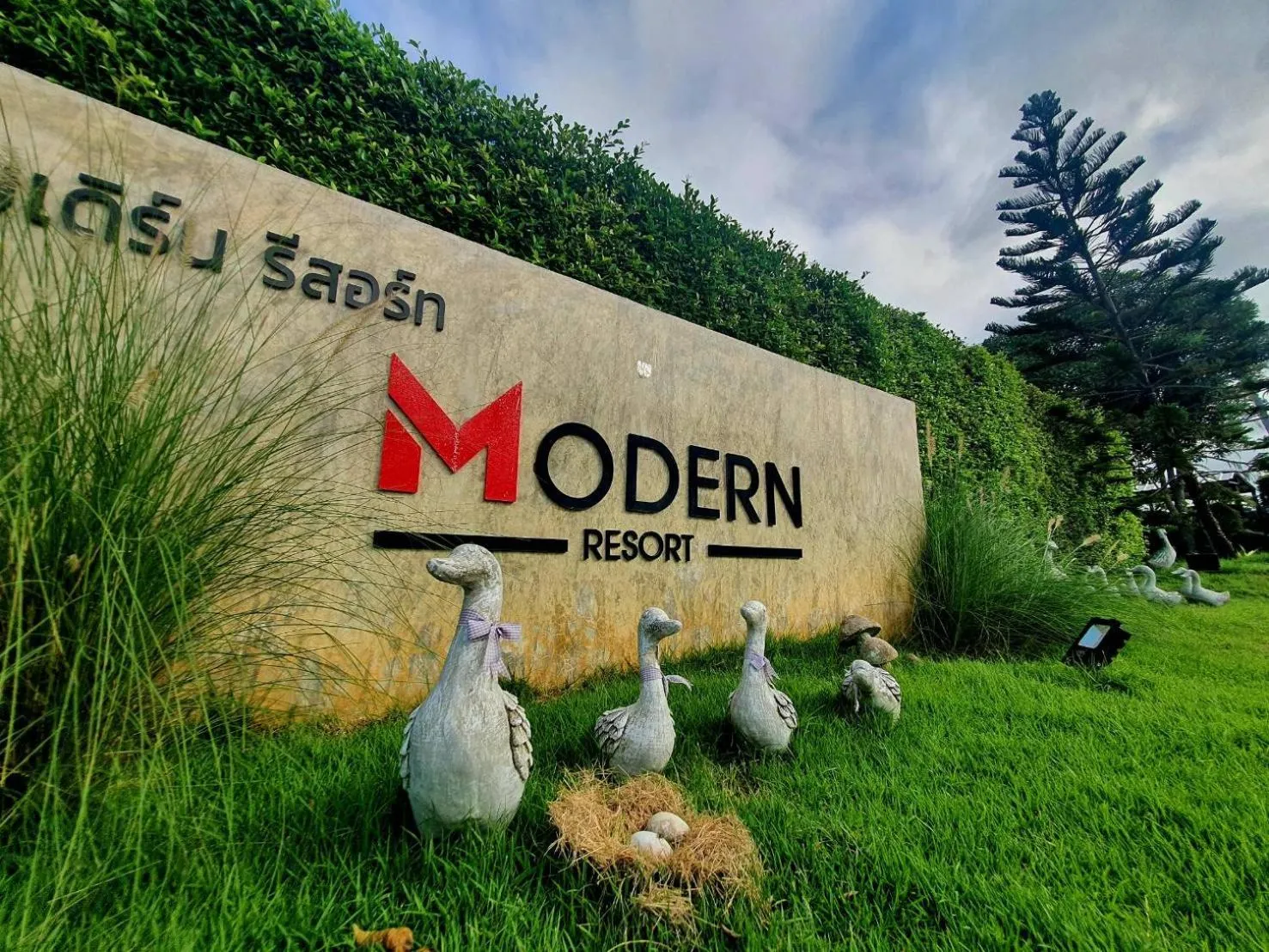 Spring in Modern Resort