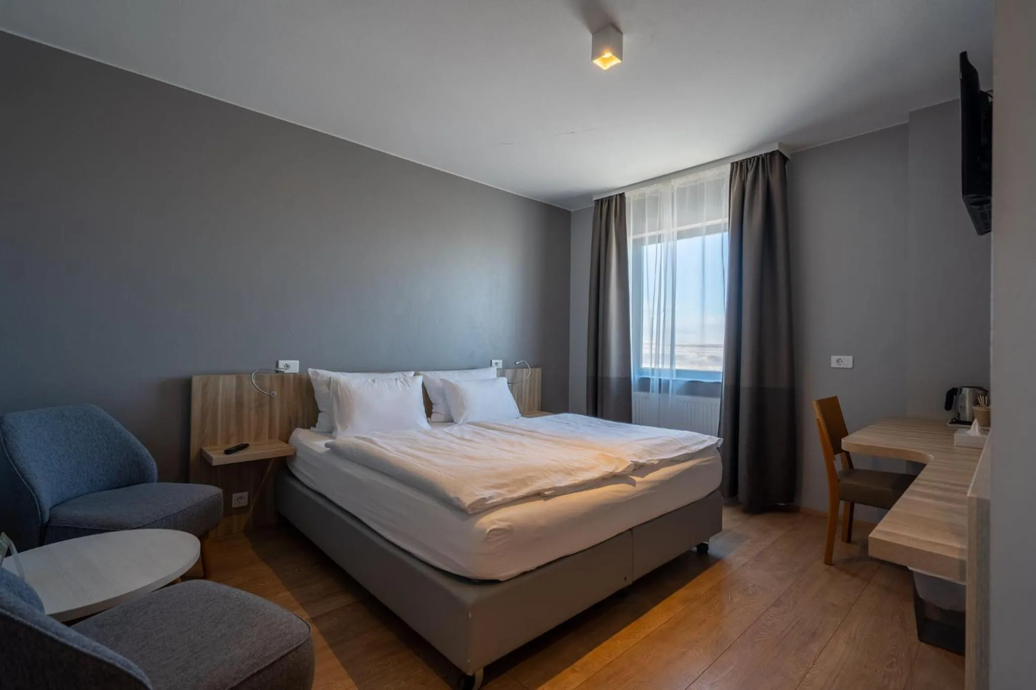 Bedroom, Bed in Hótel Laugarbakki