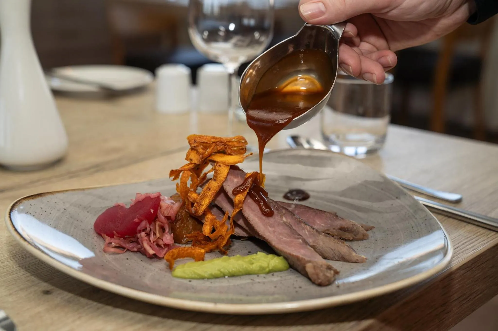 Restaurant/places to eat in Hótel Laugarbakki