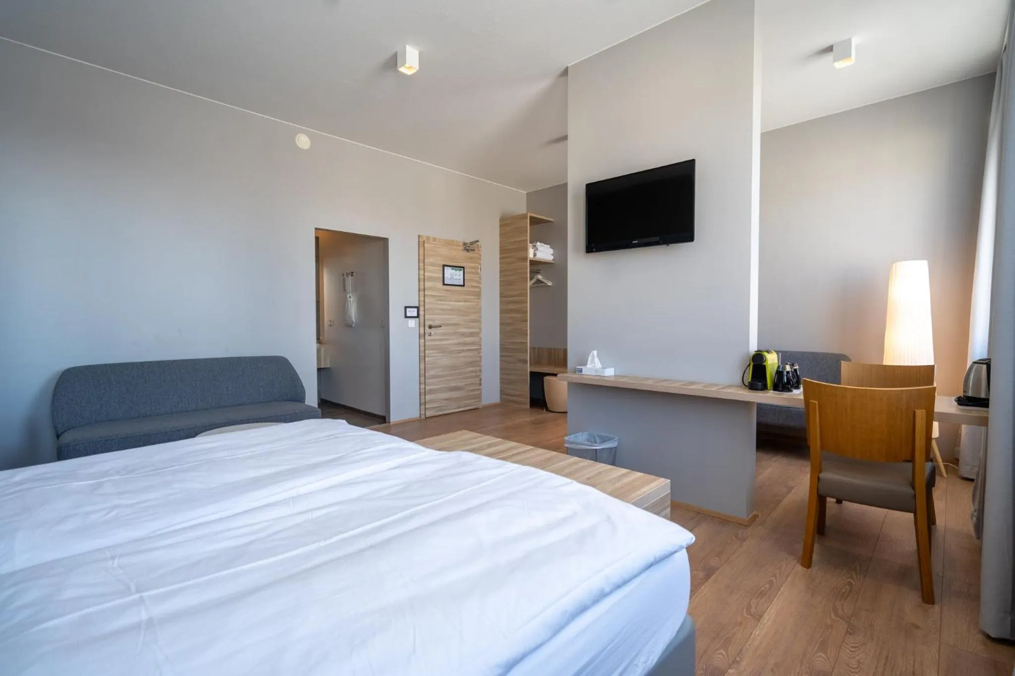 Bedroom, Bed in Hótel Laugarbakki