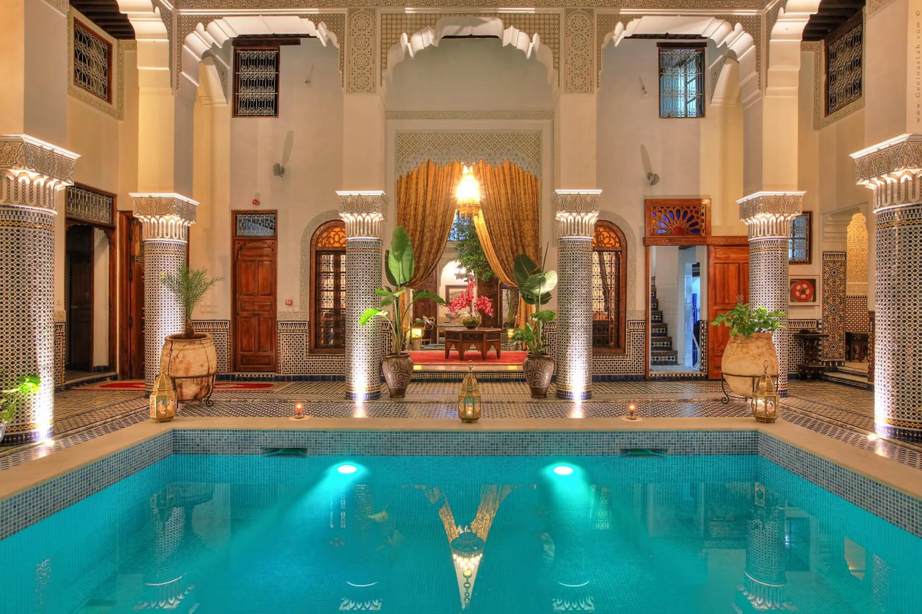 Swimming pool in Riad El Amine Fès - Historic Hotels Worldwide