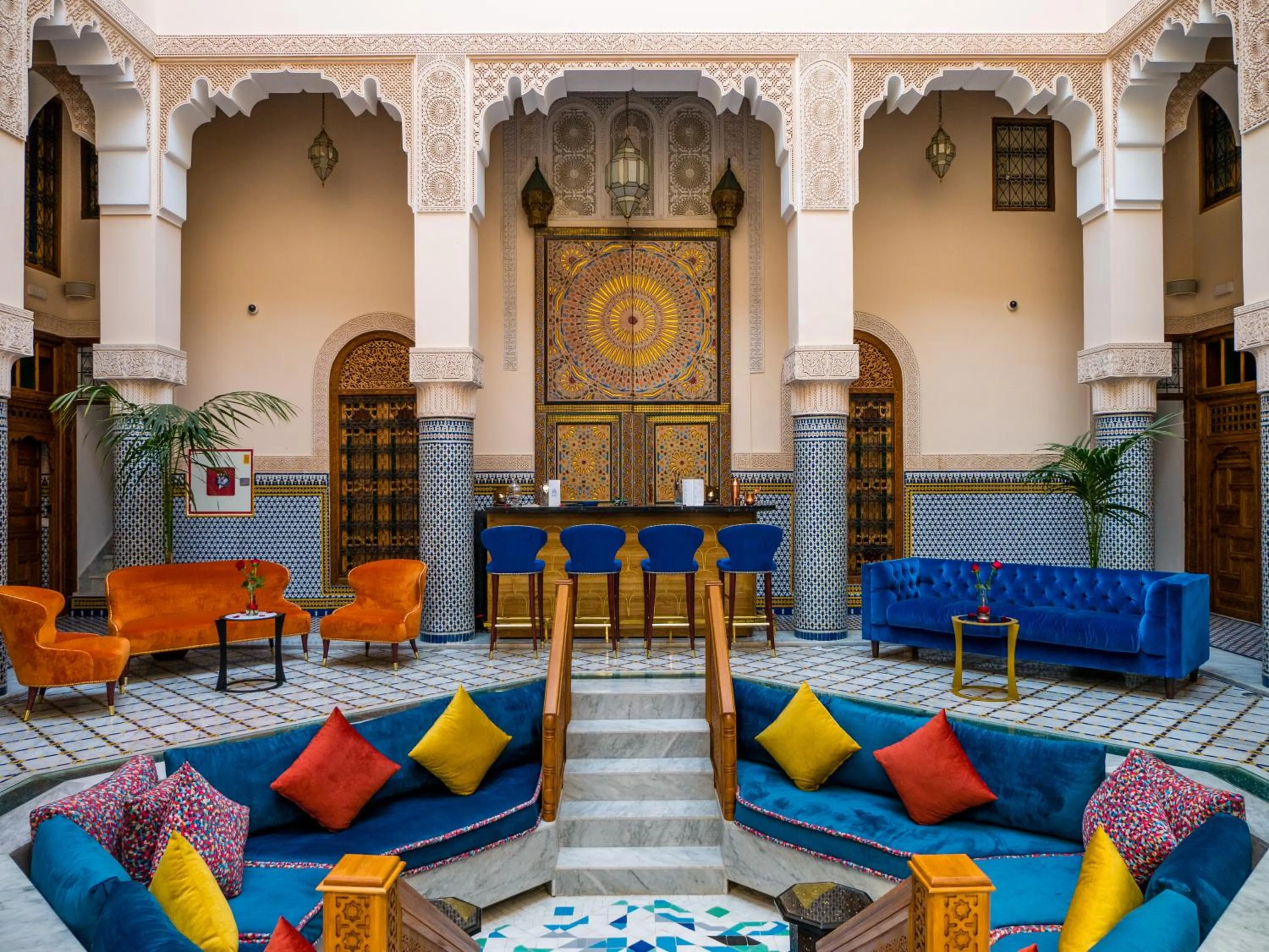 Living room in Riad El Amine Fès - Historic Hotels Worldwide