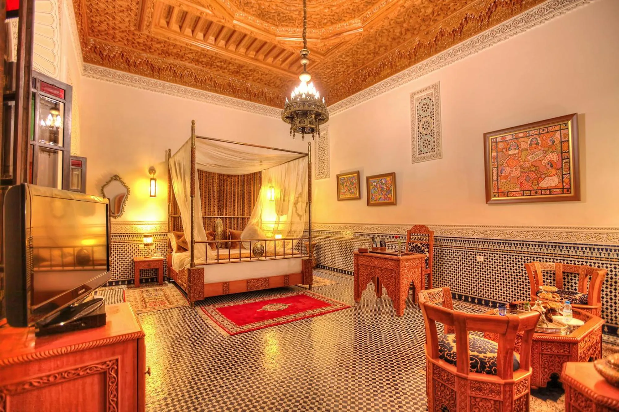 Photo of the whole room in Riad El Amine Fès - Historic Hotels Worldwide