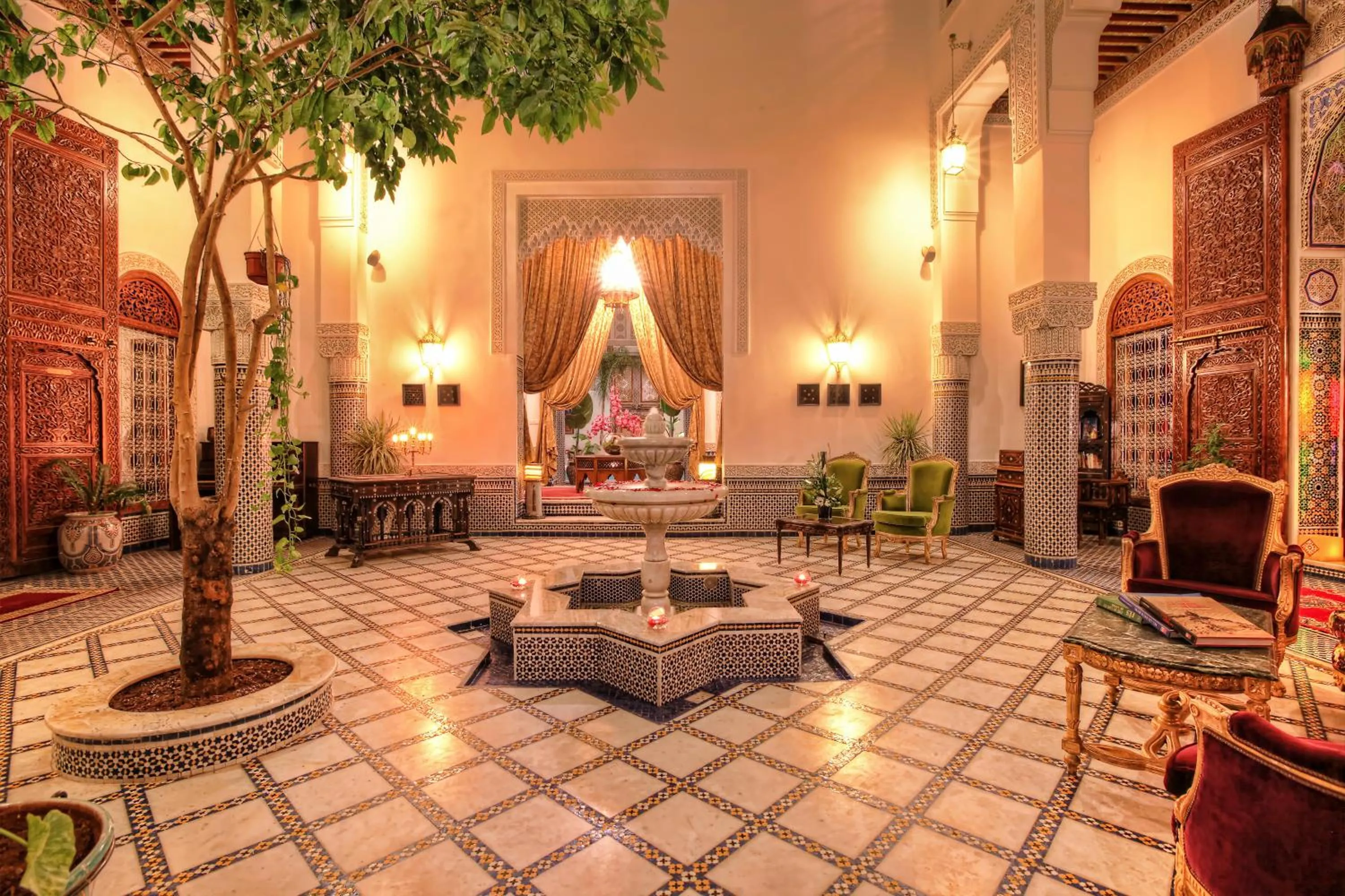 Lobby or reception in Riad El Amine Fès - Historic Hotels Worldwide