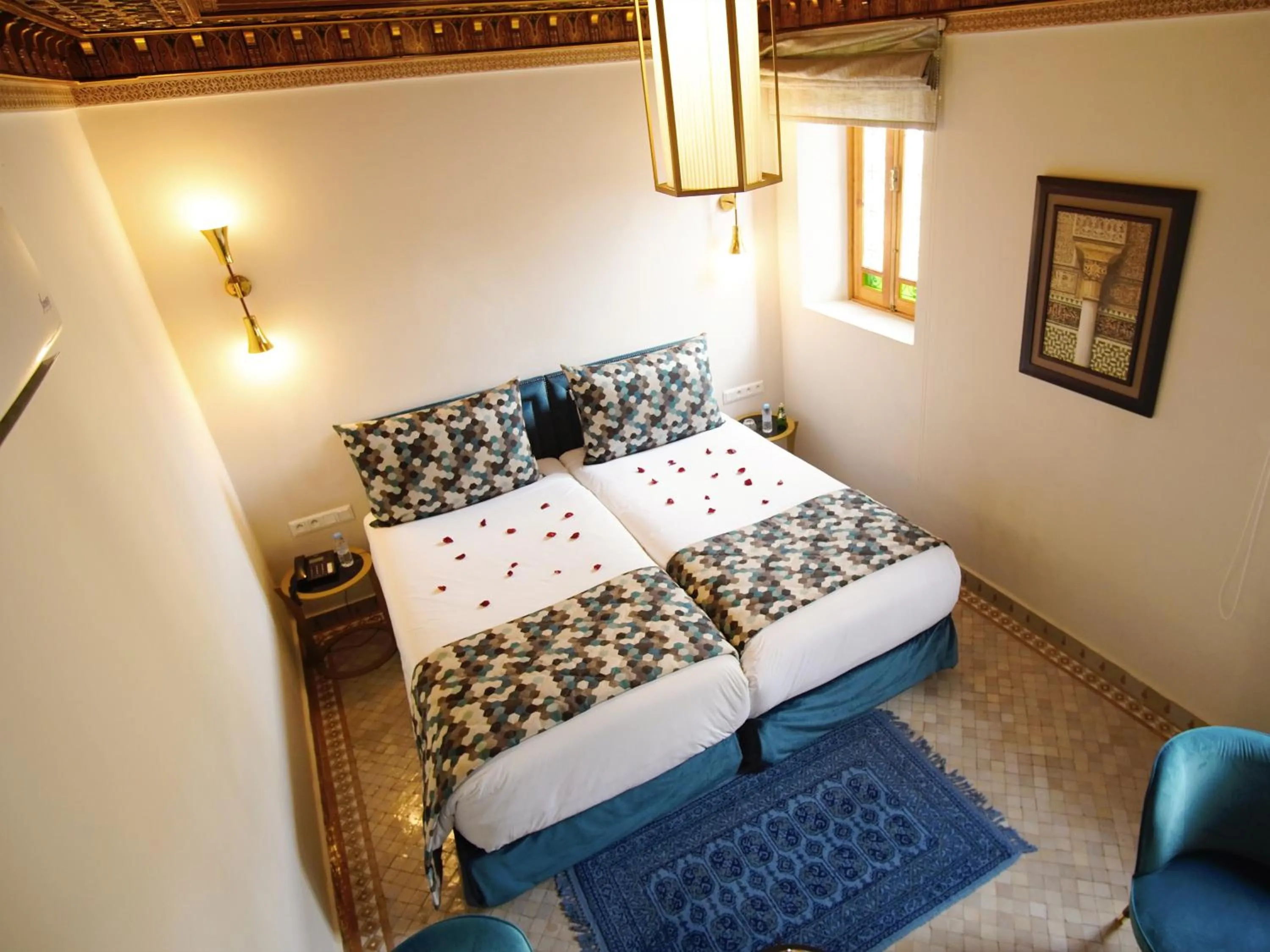 Bed in Riad El Amine Fès - Historic Hotels Worldwide