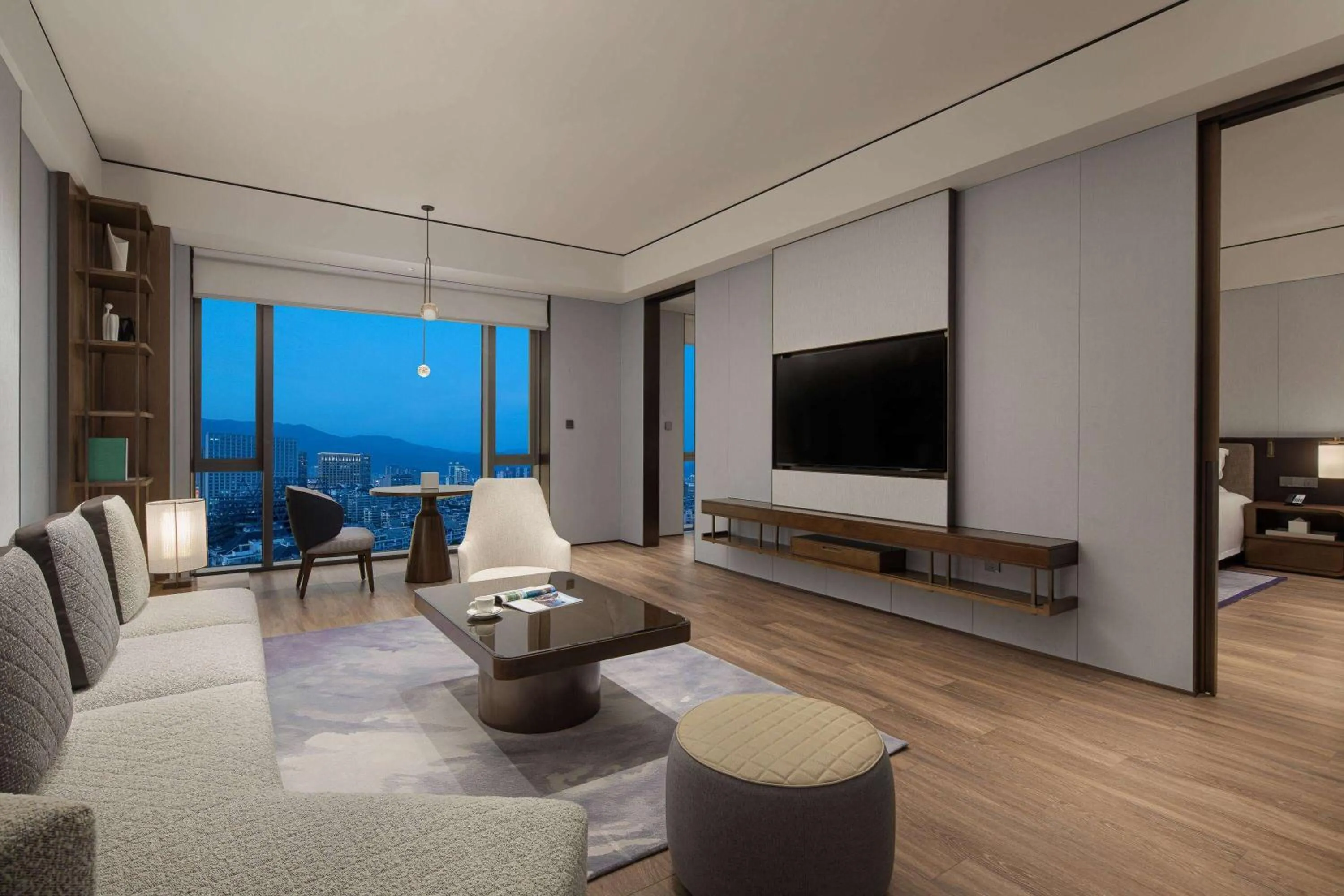 Photo of the whole room in Wyndham Grand Lishui Downtown