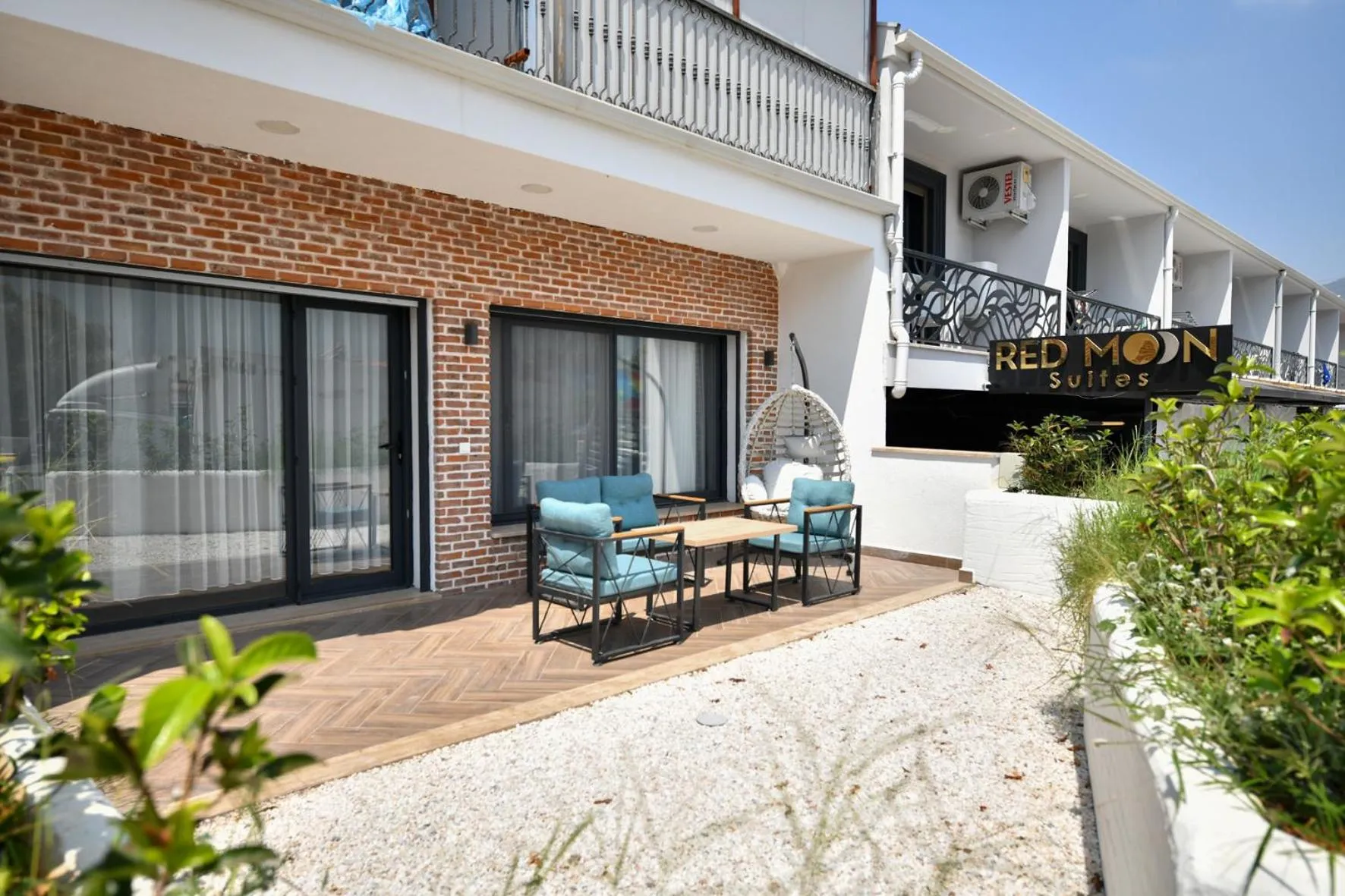 Garden view in RED MOON SUITES