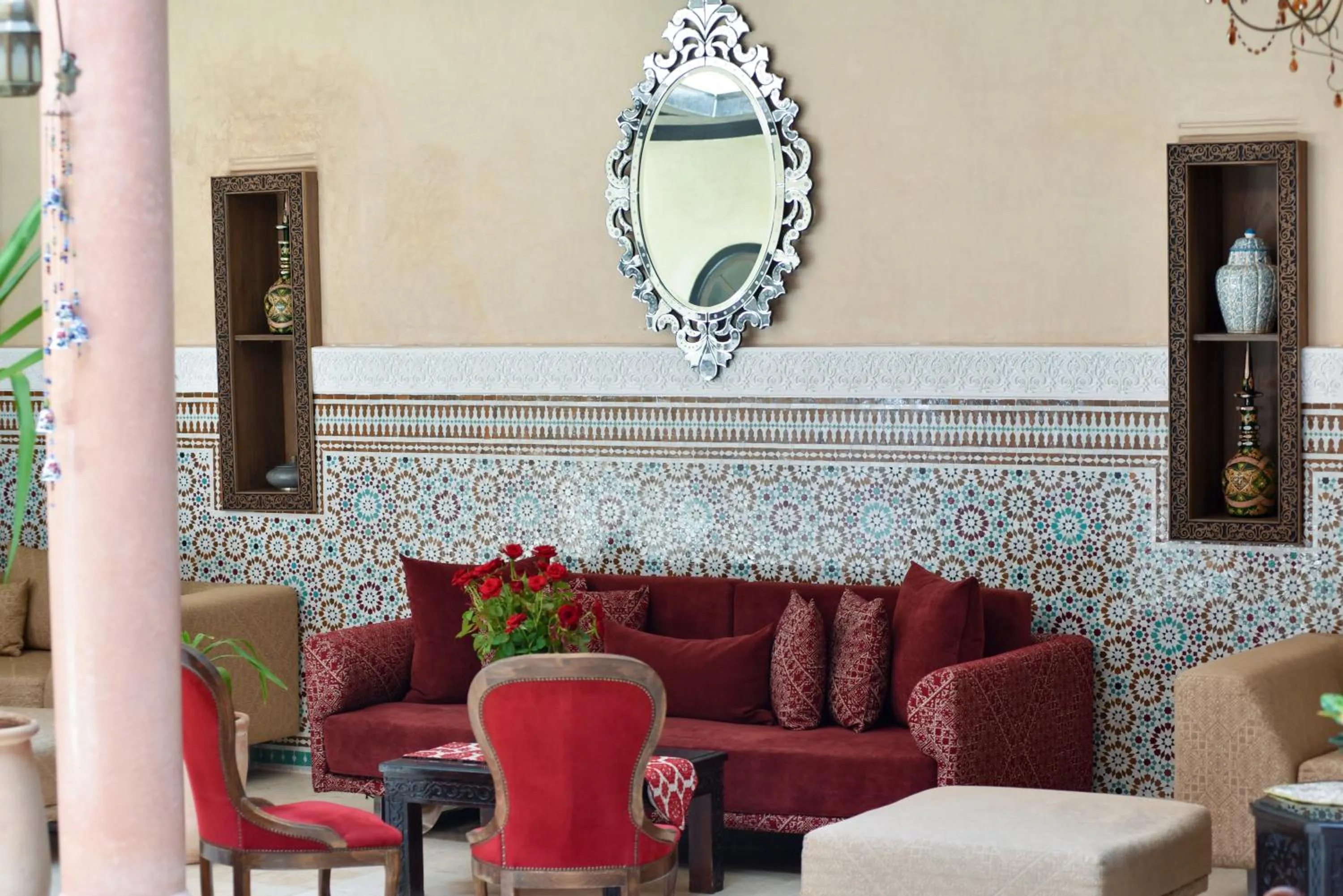 Living room in Riad Yacout