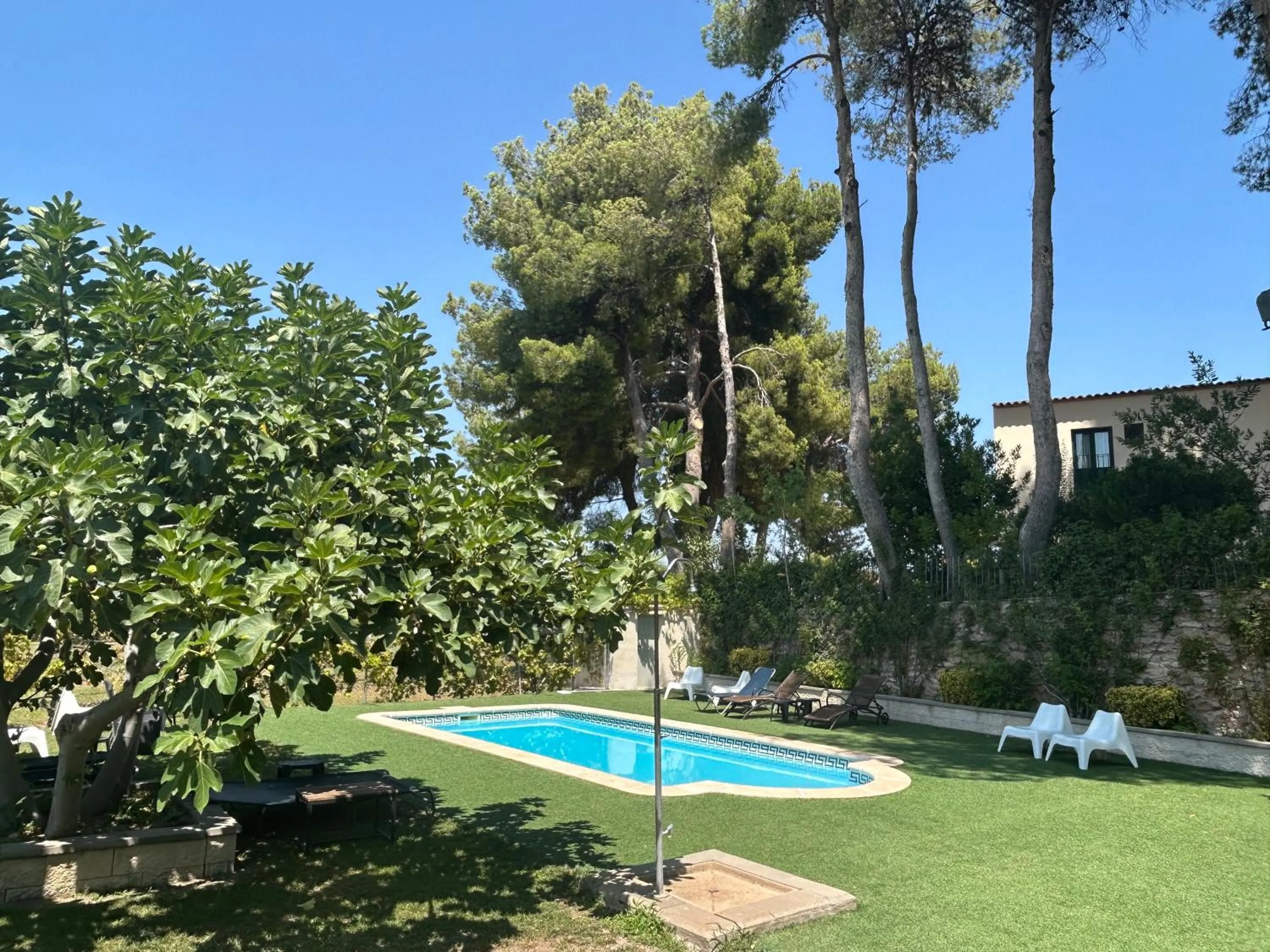 Balcony/Terrace in Hotel Rural Castillo de Biar Finca FANECAES