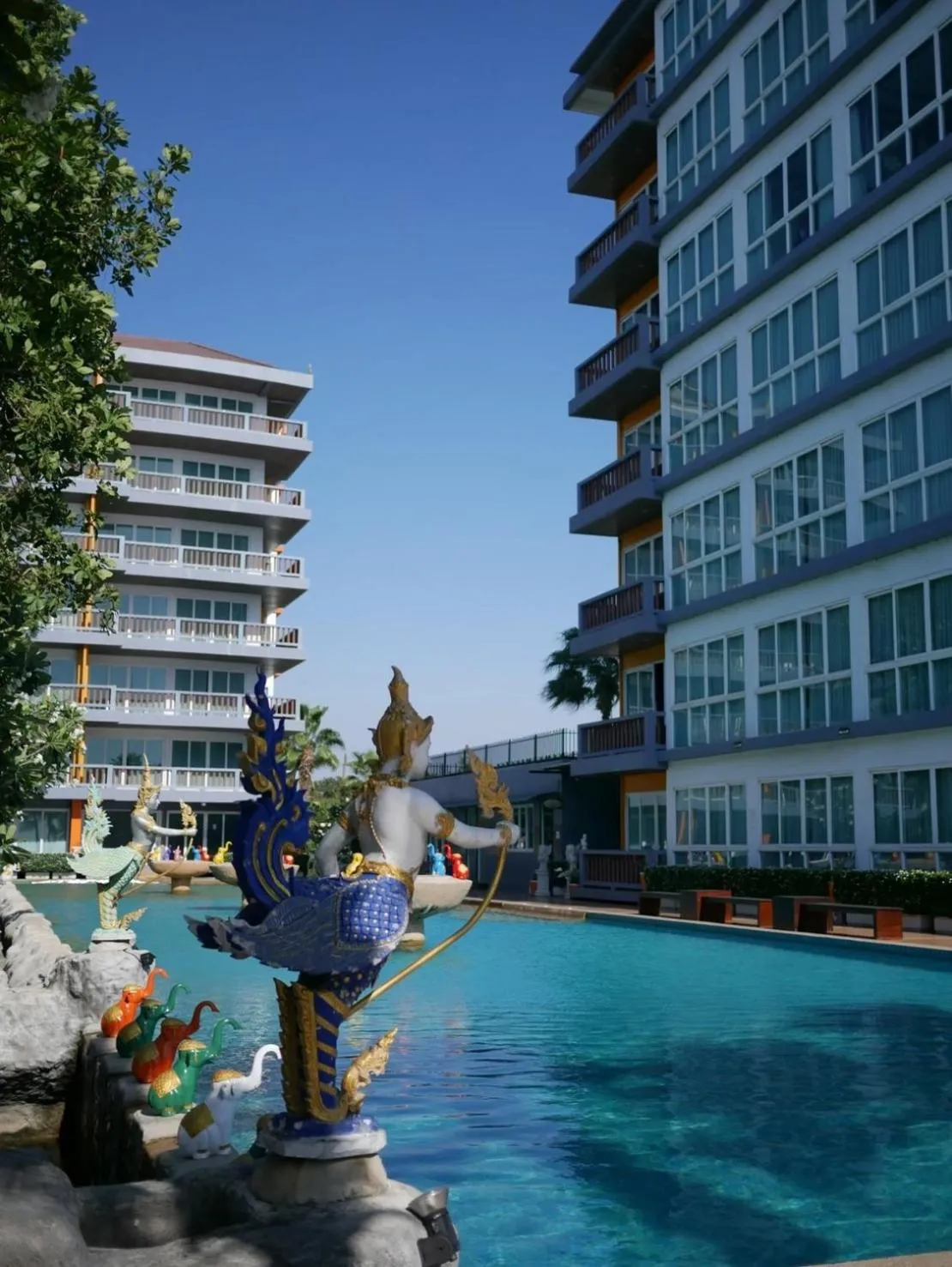 Swimming pool in The Sand Beach Pattaya