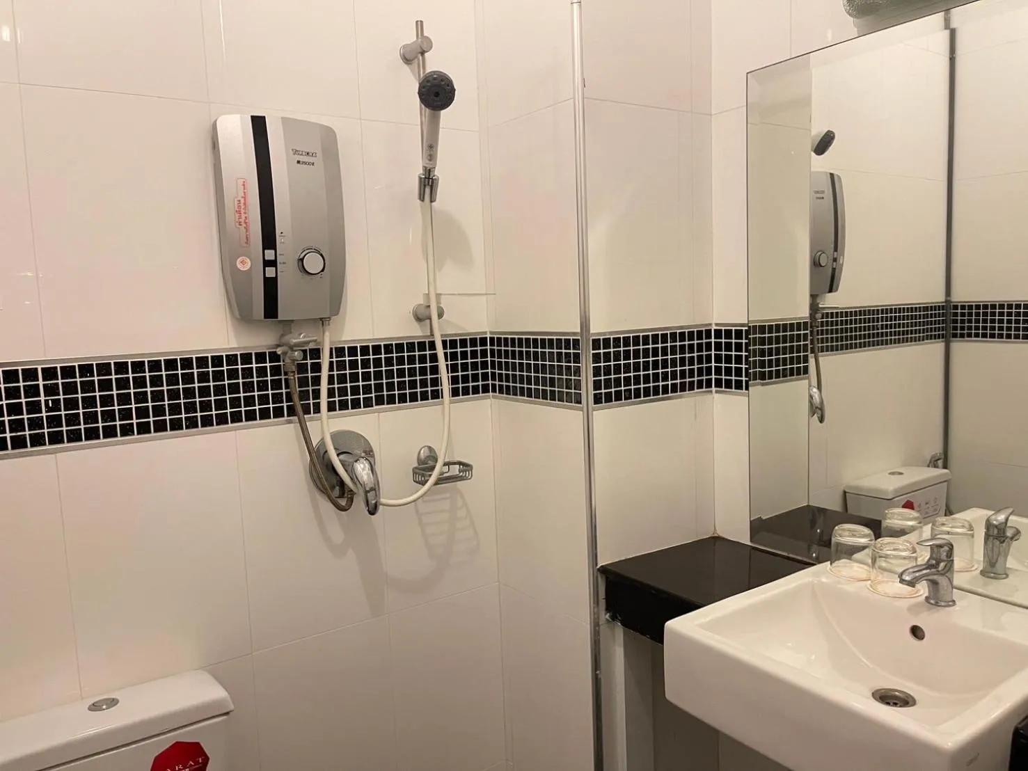 Shower in The Sand Beach Pattaya