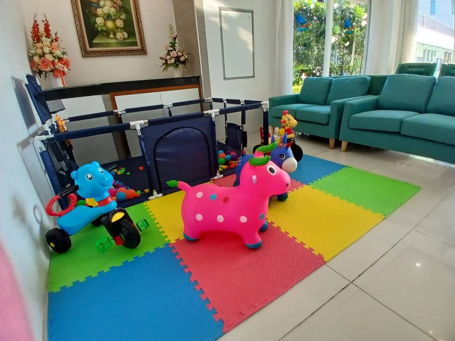 Children play ground in The Sand Beach Pattaya