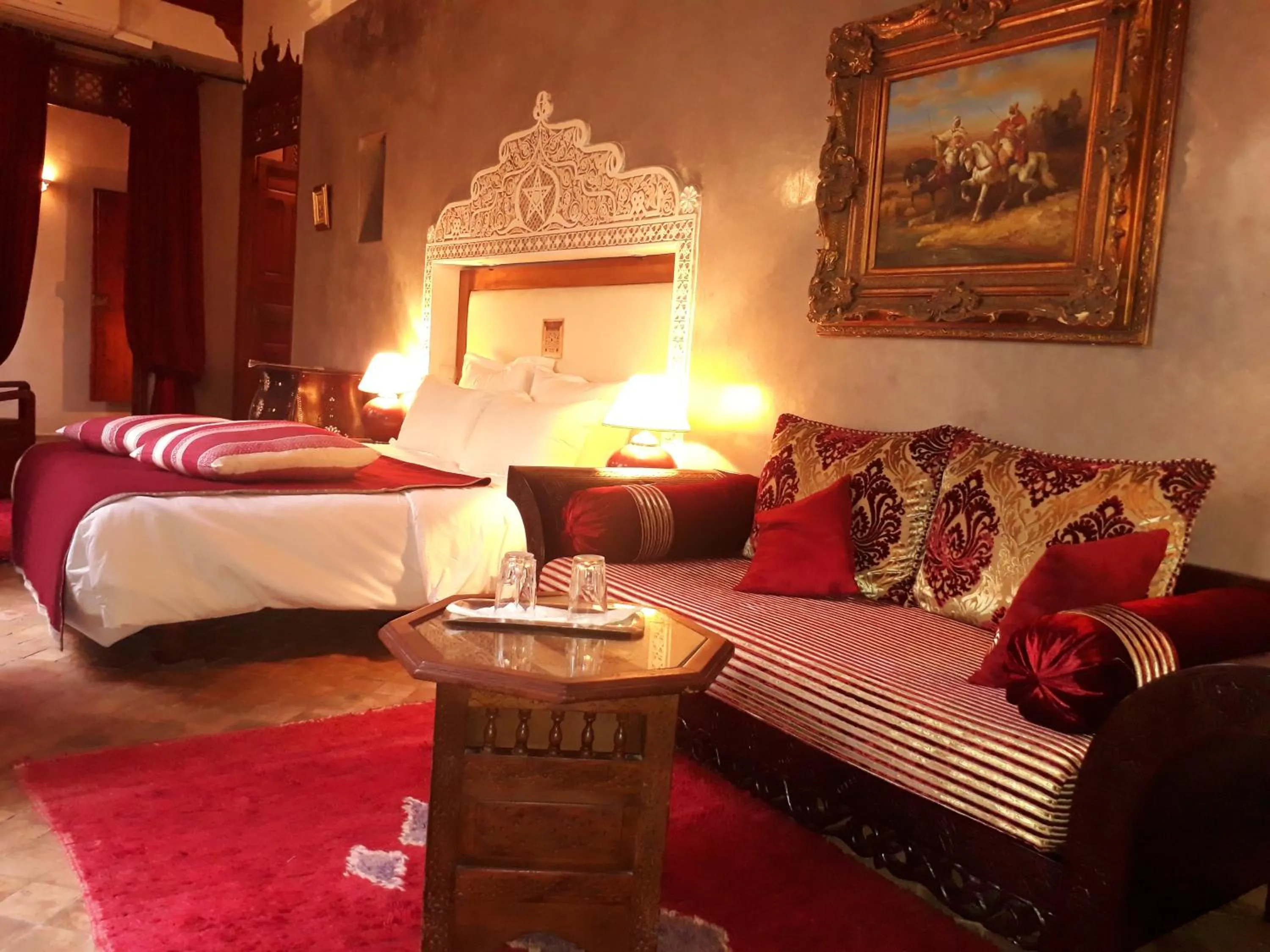 Photo of the whole room, Bed in Riad Dar Zaya