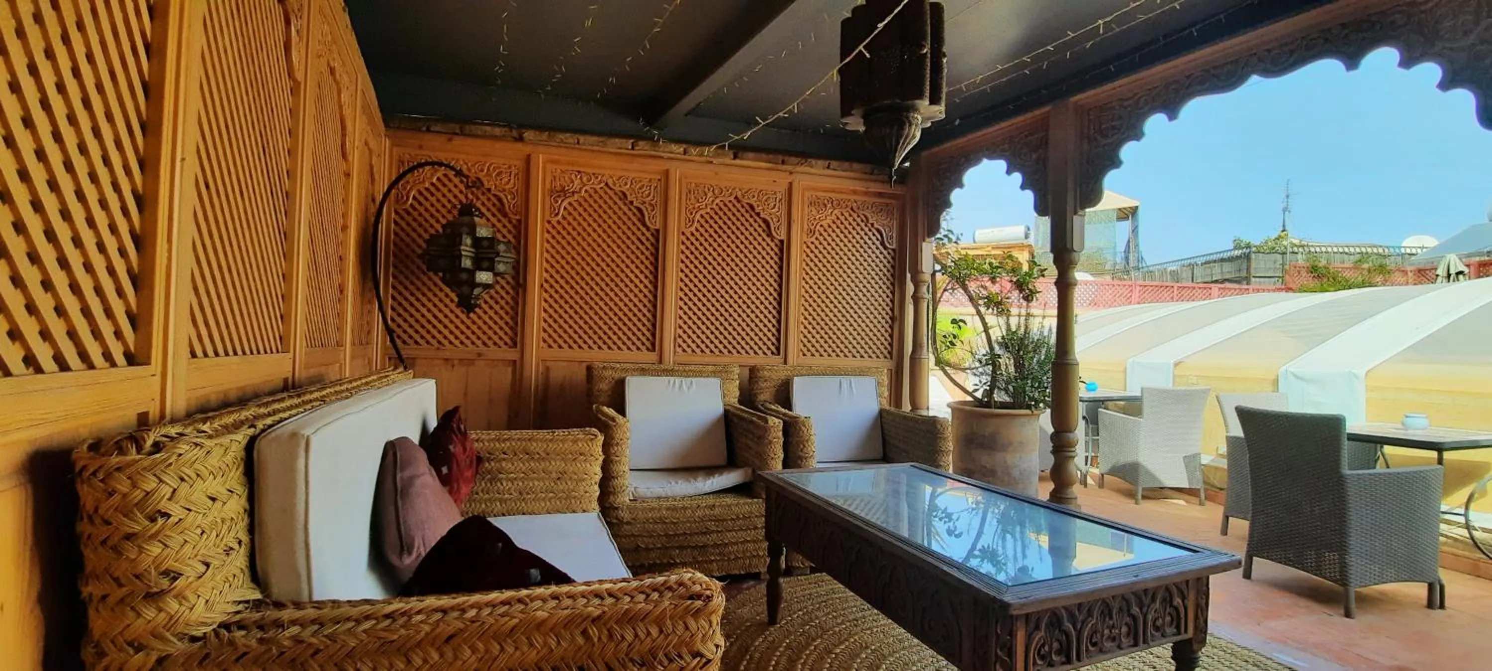Patio in Riad Dar Zaya