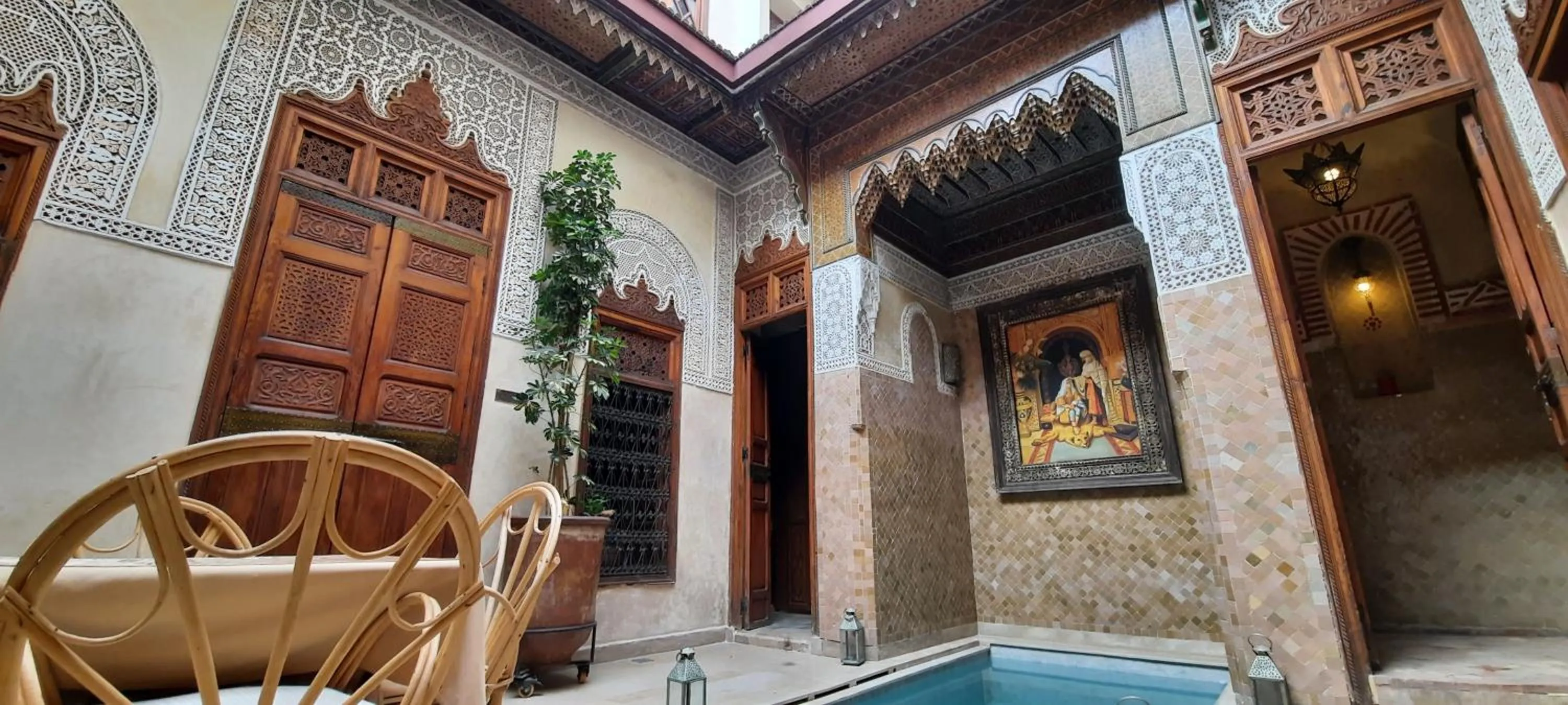Patio in Riad Dar Zaya