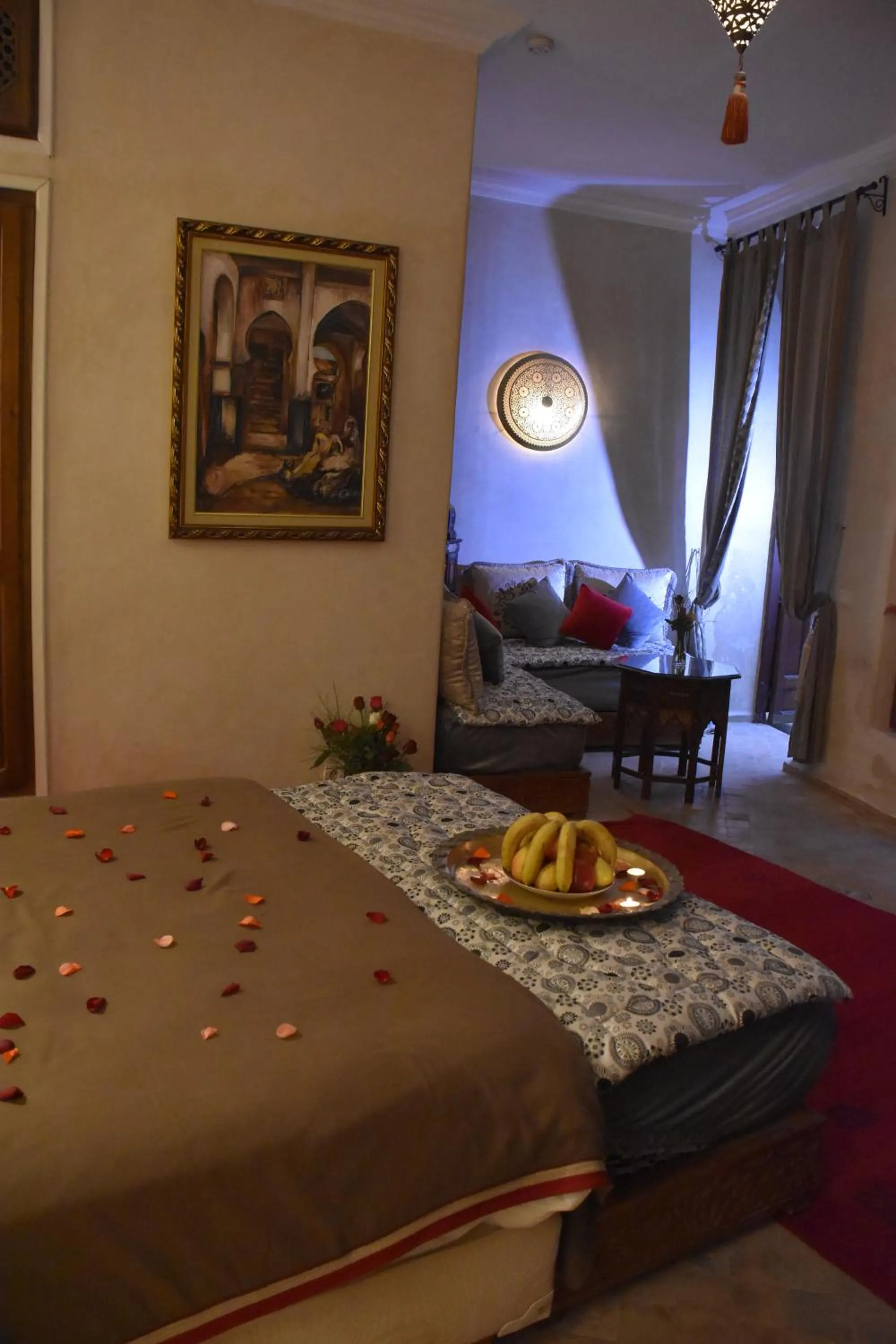 Bed in Riad Dar Zaya