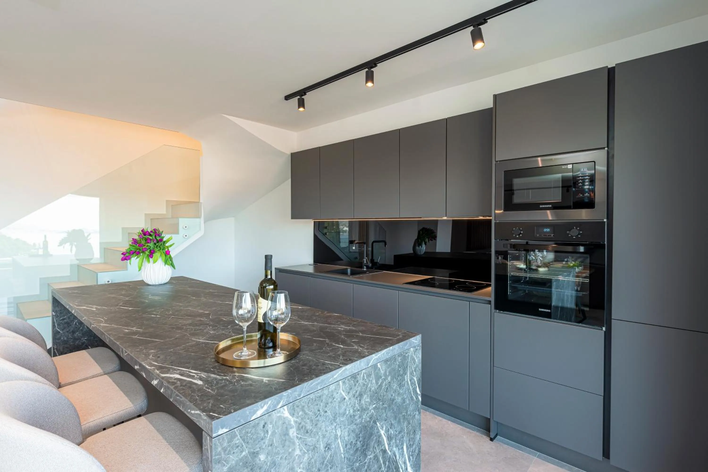 Kitchen or kitchenette in "Villa AnMari" The Cavtat View Residence