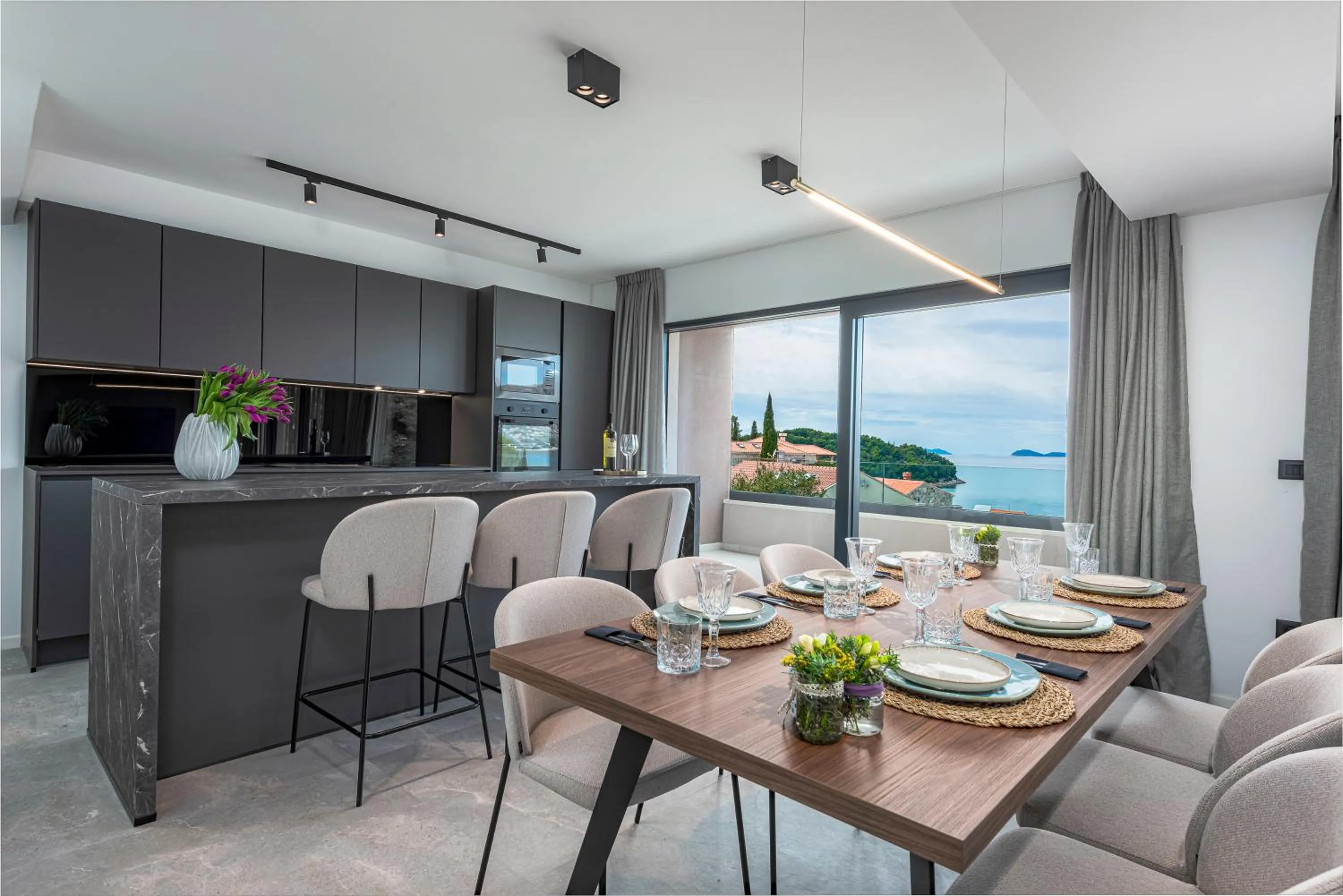 Kitchen or kitchenette in "Villa AnMari" The Cavtat View Residence