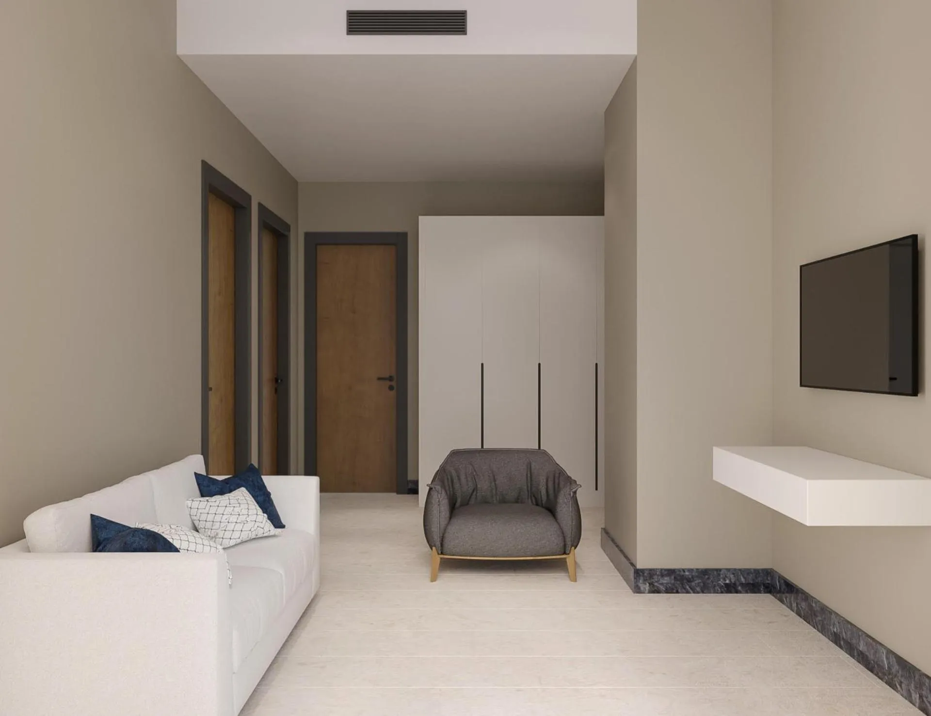 Living room, Bed in ROSEIRA MAR-INN LUXURY