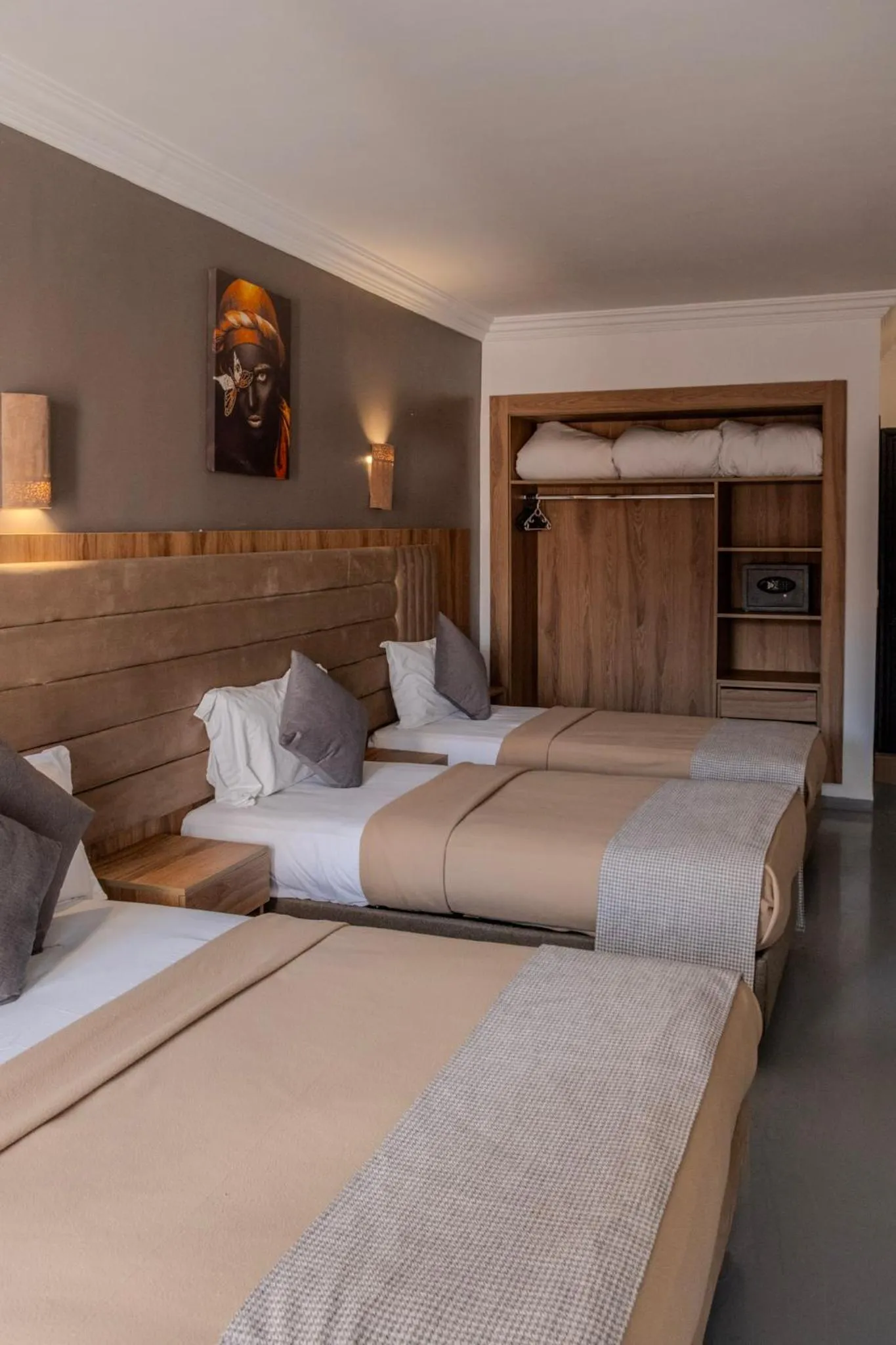 Bed in Imperial Holiday Hôtel & spa