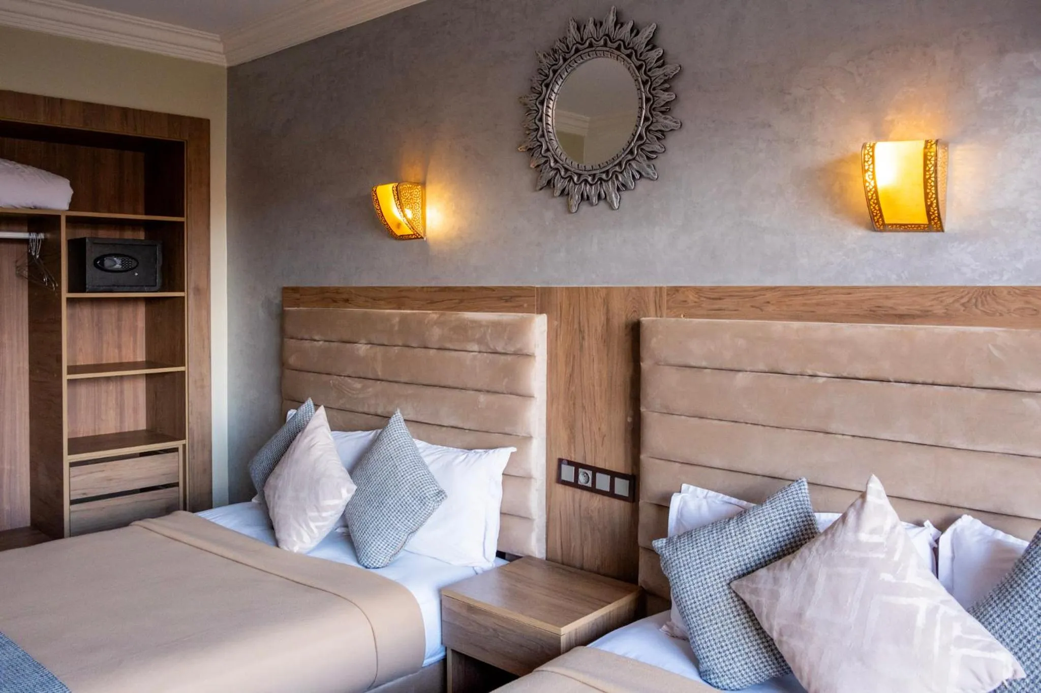 Bed in Imperial Holiday Hôtel & spa