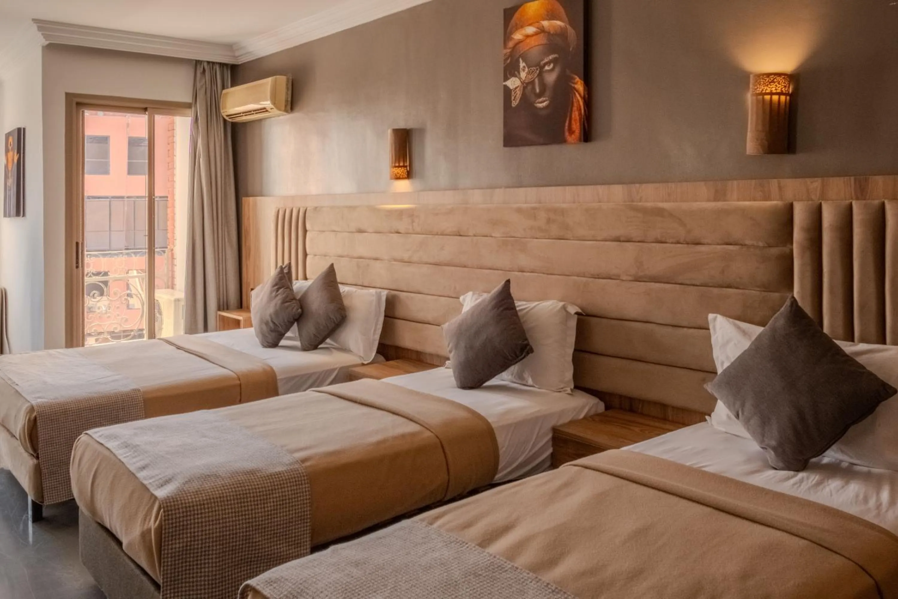 Bed in Imperial Holiday Hôtel & spa