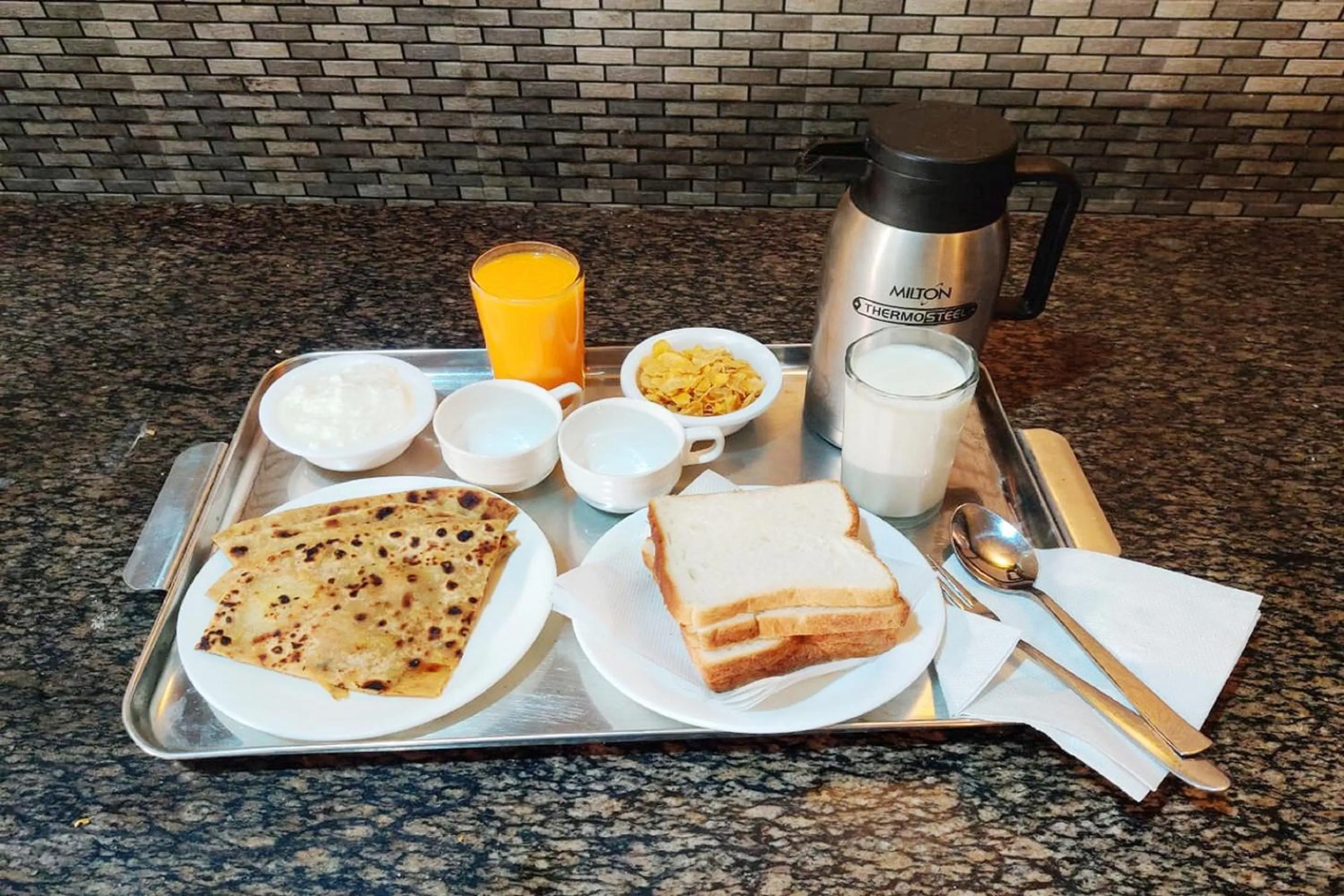 Breakfast in Bottom Up Villa Bhubaneswar