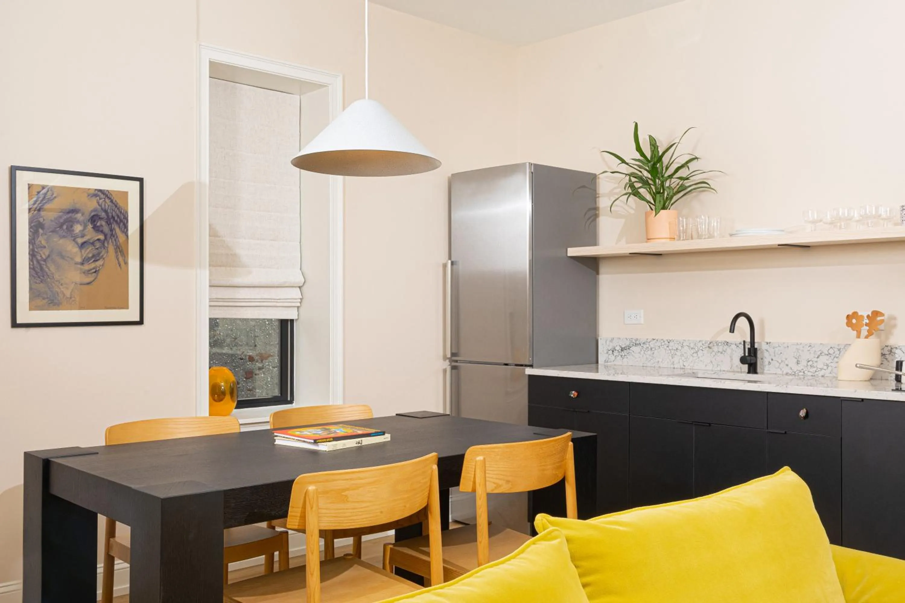 Seating area in YOWIE Hotel