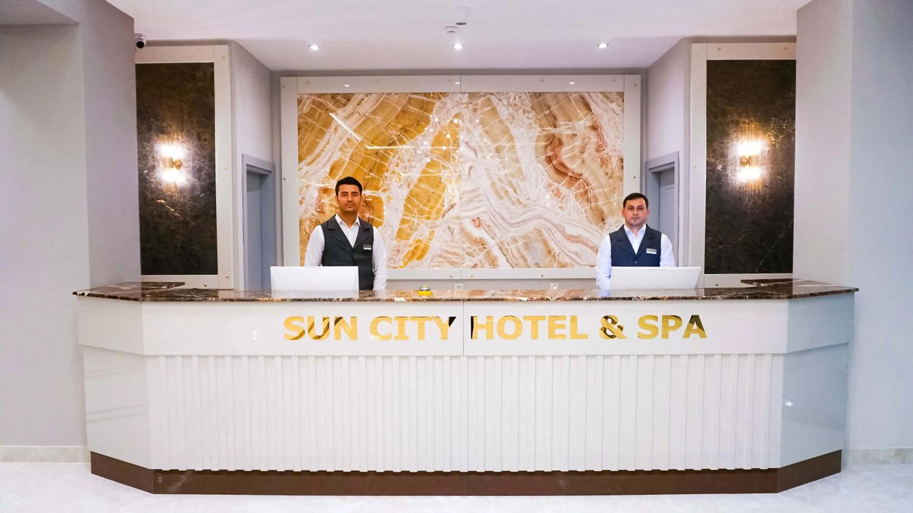 Property logo or sign in Sun City Hotel & Spa Naftalan