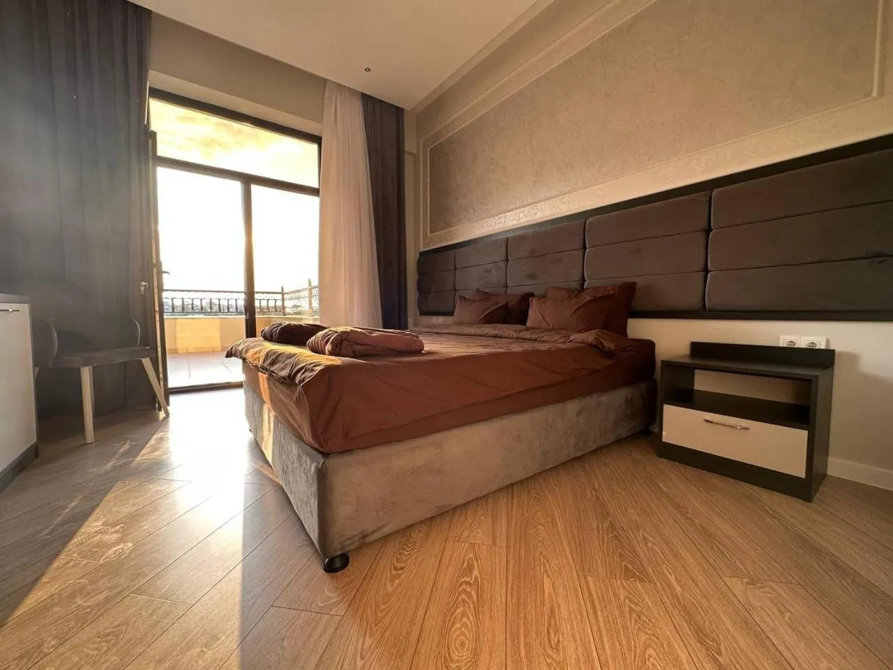 Bedroom, Bed in Sun City Hotel & Spa Naftalan