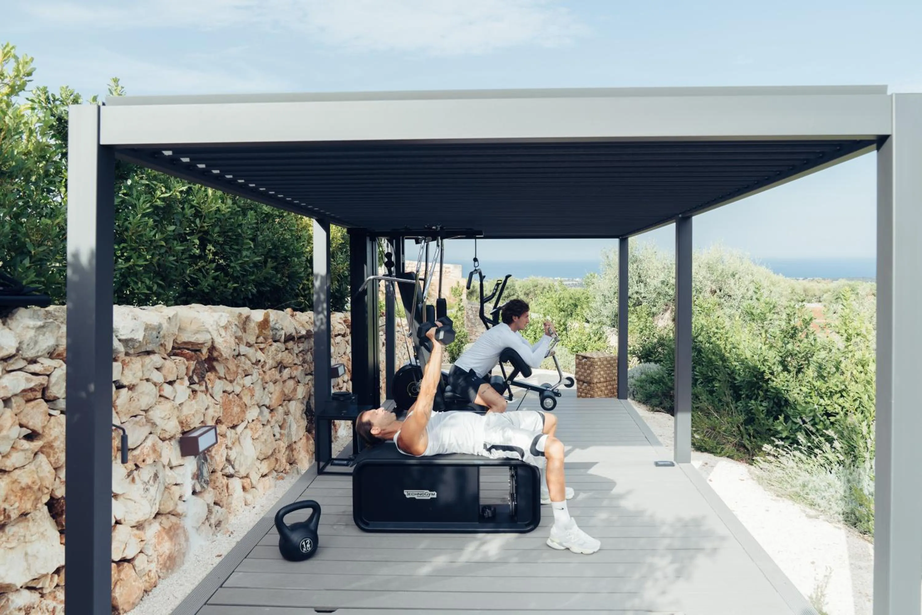 Fitness centre/facilities in Masseria Auraterrae