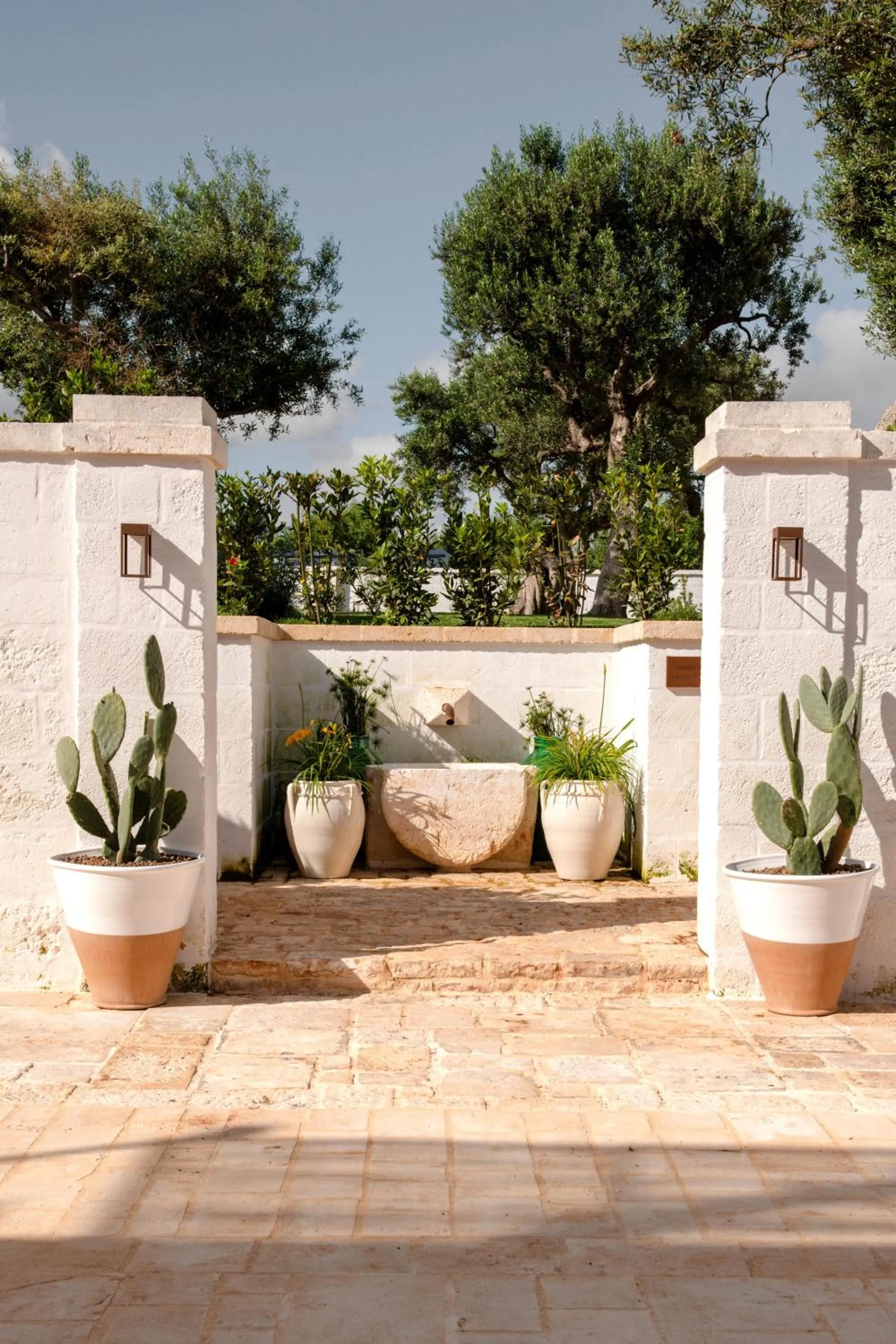 Garden in Masseria Auraterrae