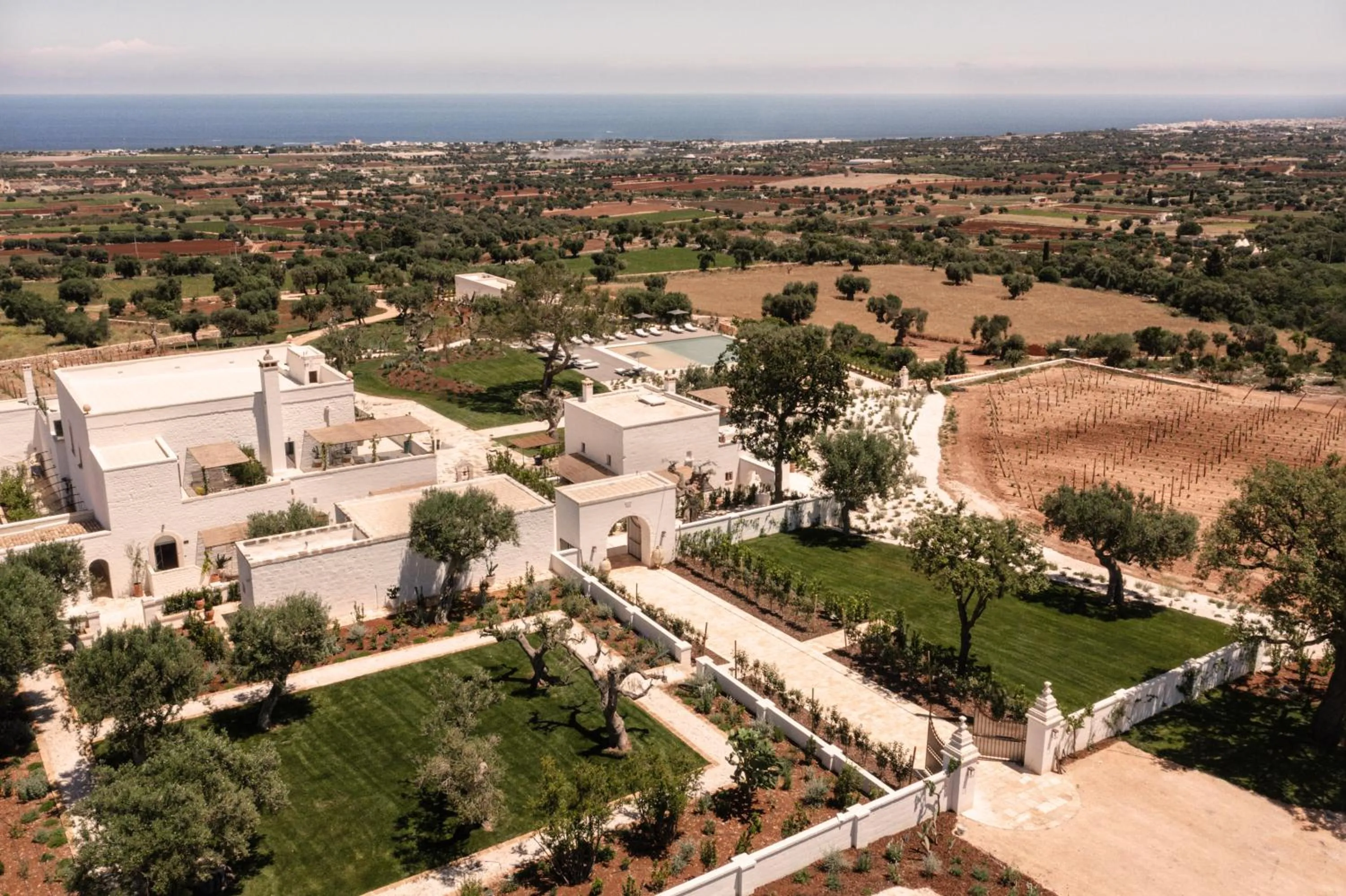 Bird's eye view in Masseria Auraterrae