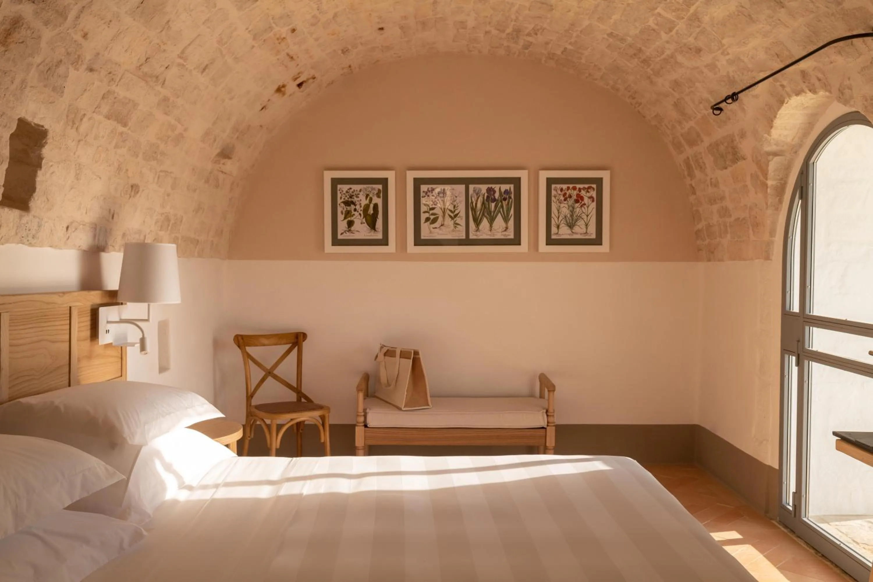 Bed in Masseria Auraterrae