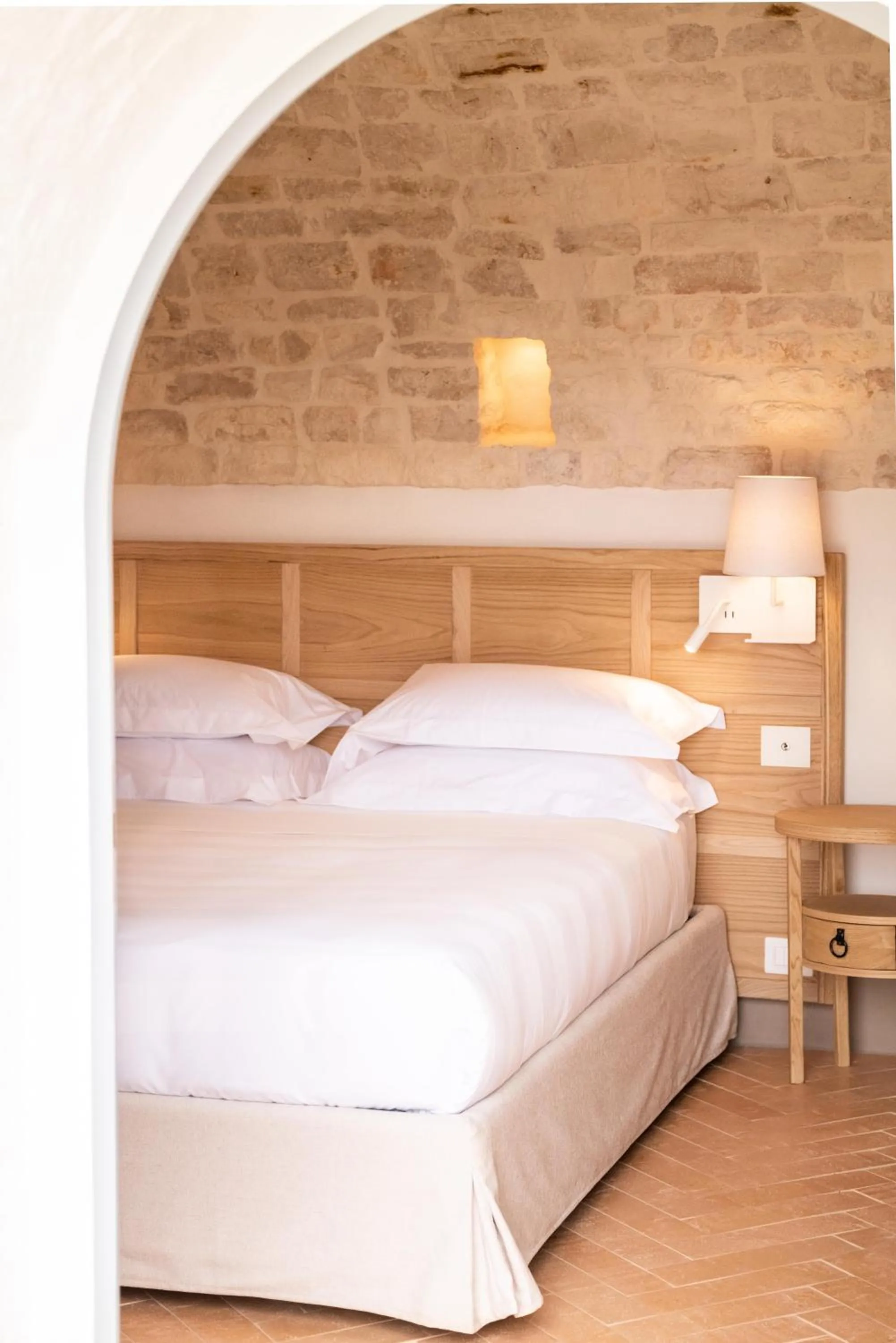Bedroom, Bed in Masseria Auraterrae