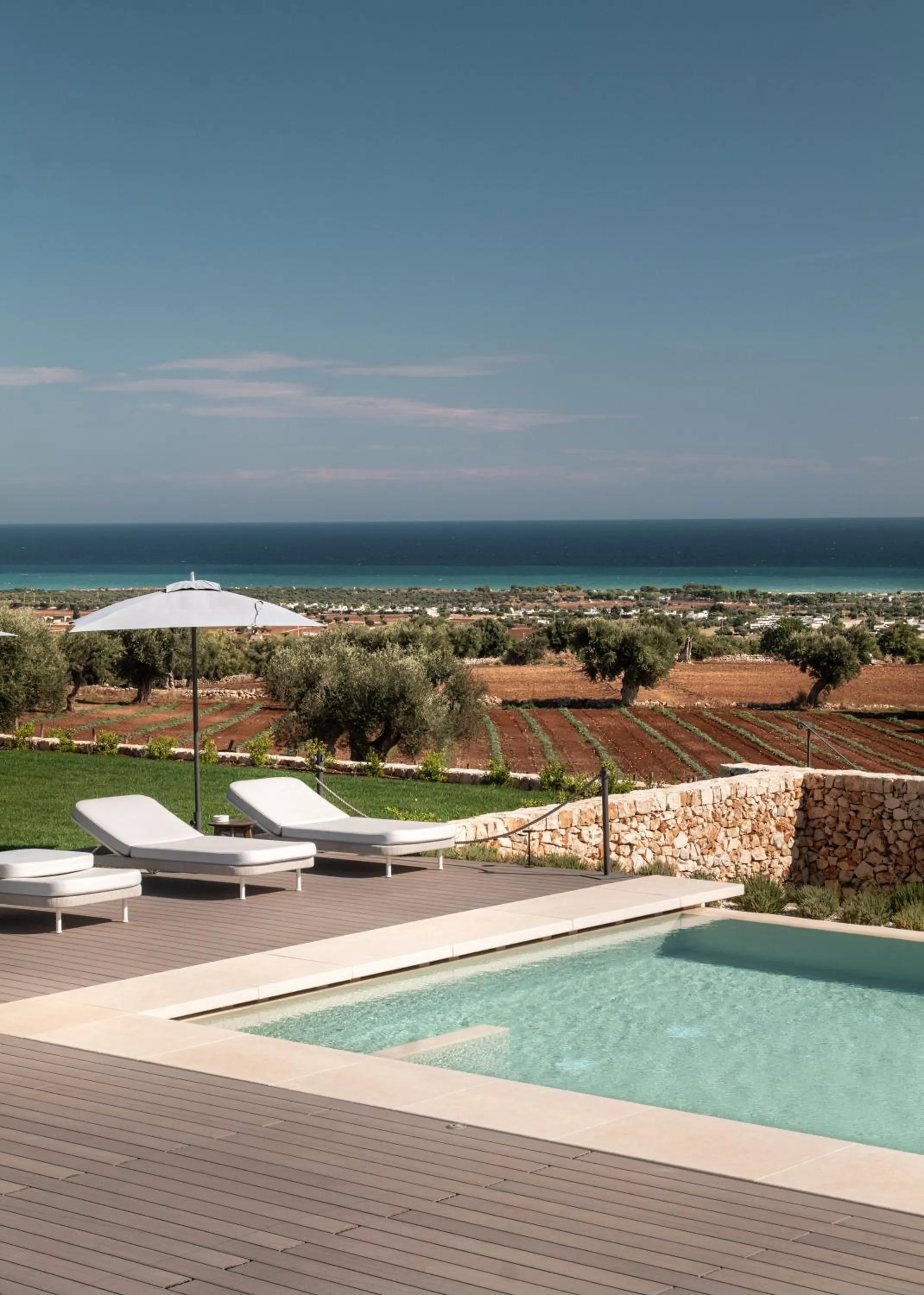 Hot Spring Bath in Masseria Auraterrae