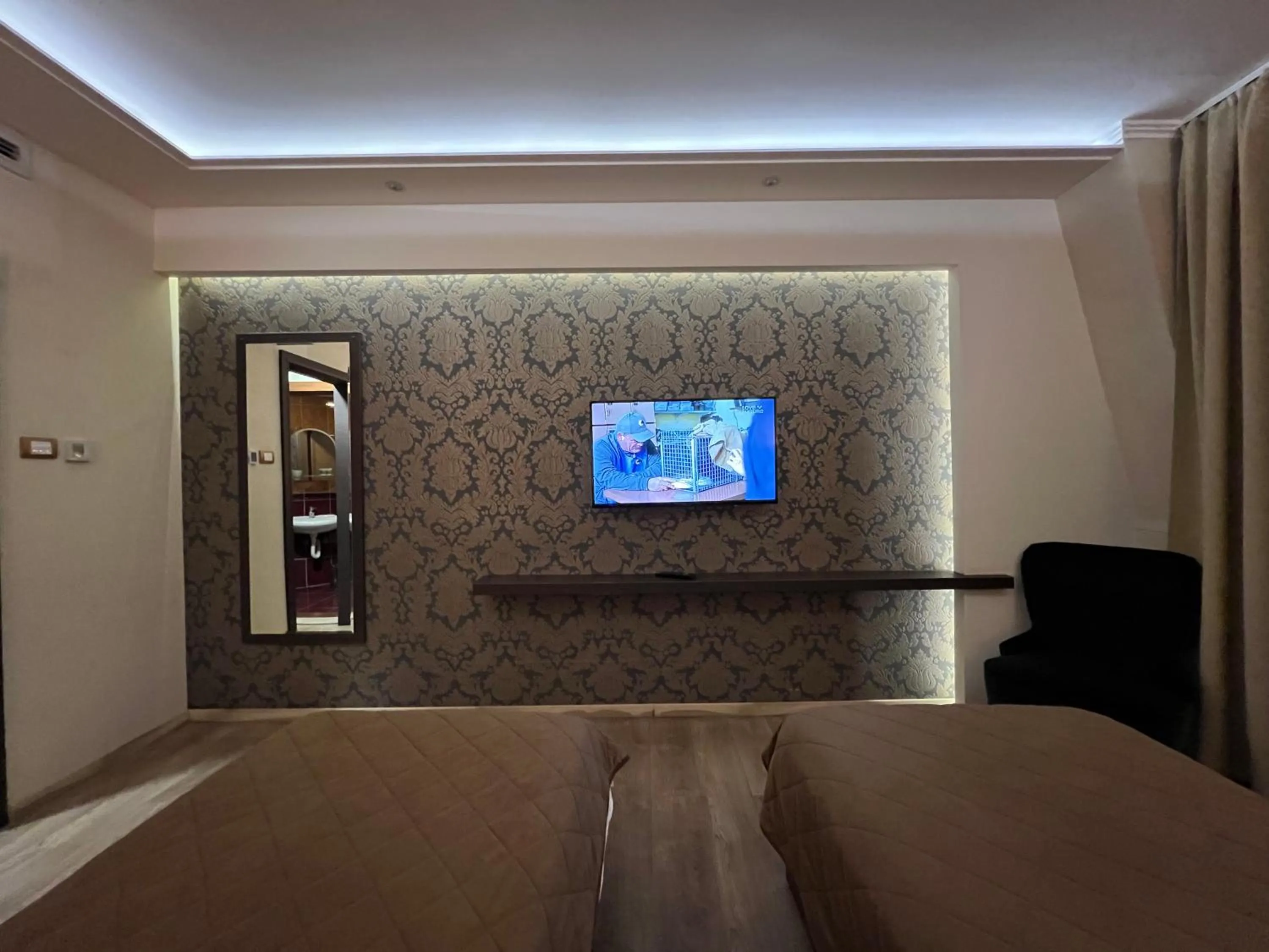 TV and multimedia, Bed in Hotel Petrus