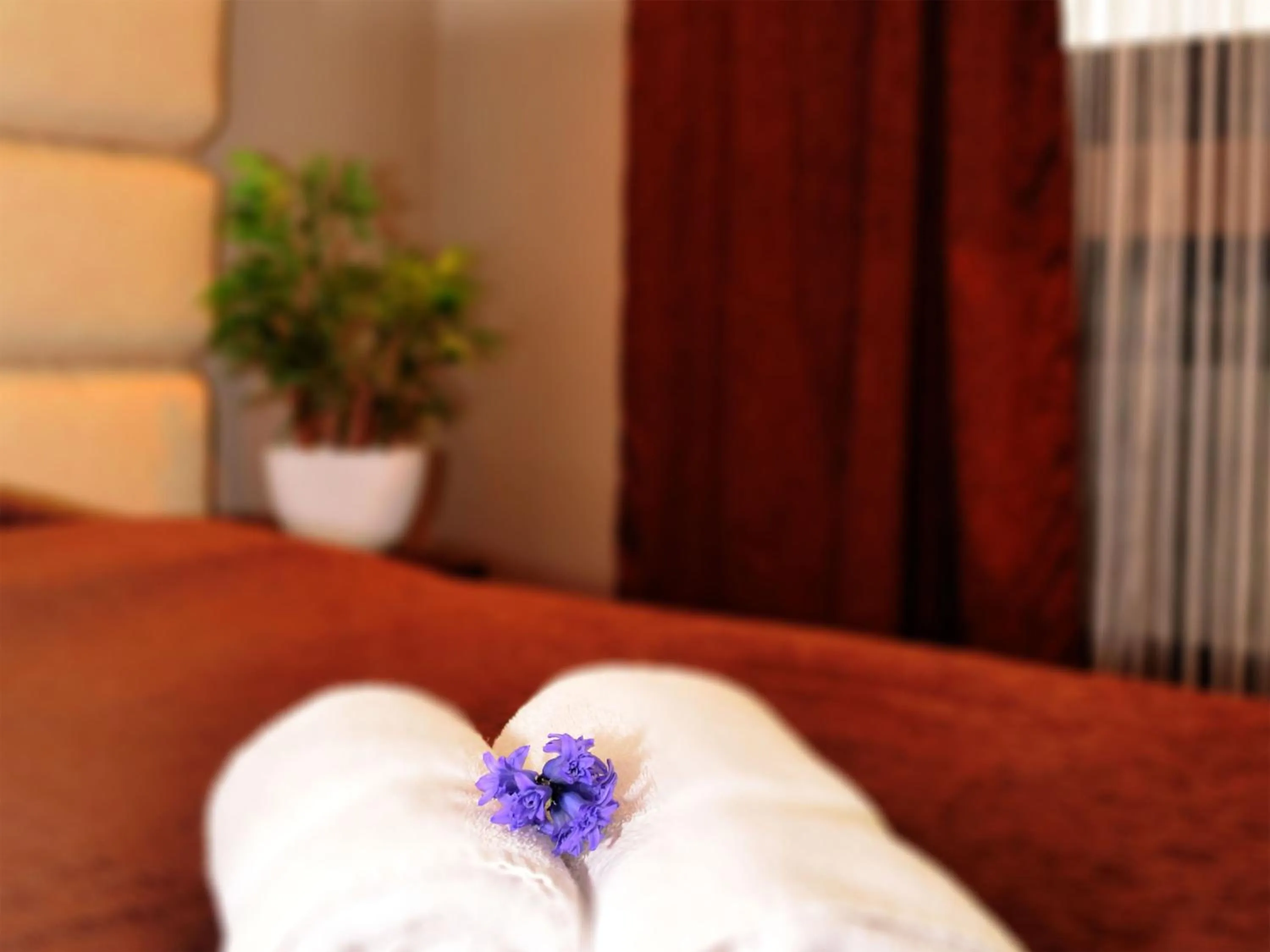 Decorative detail, Bed in Hotel Petrus