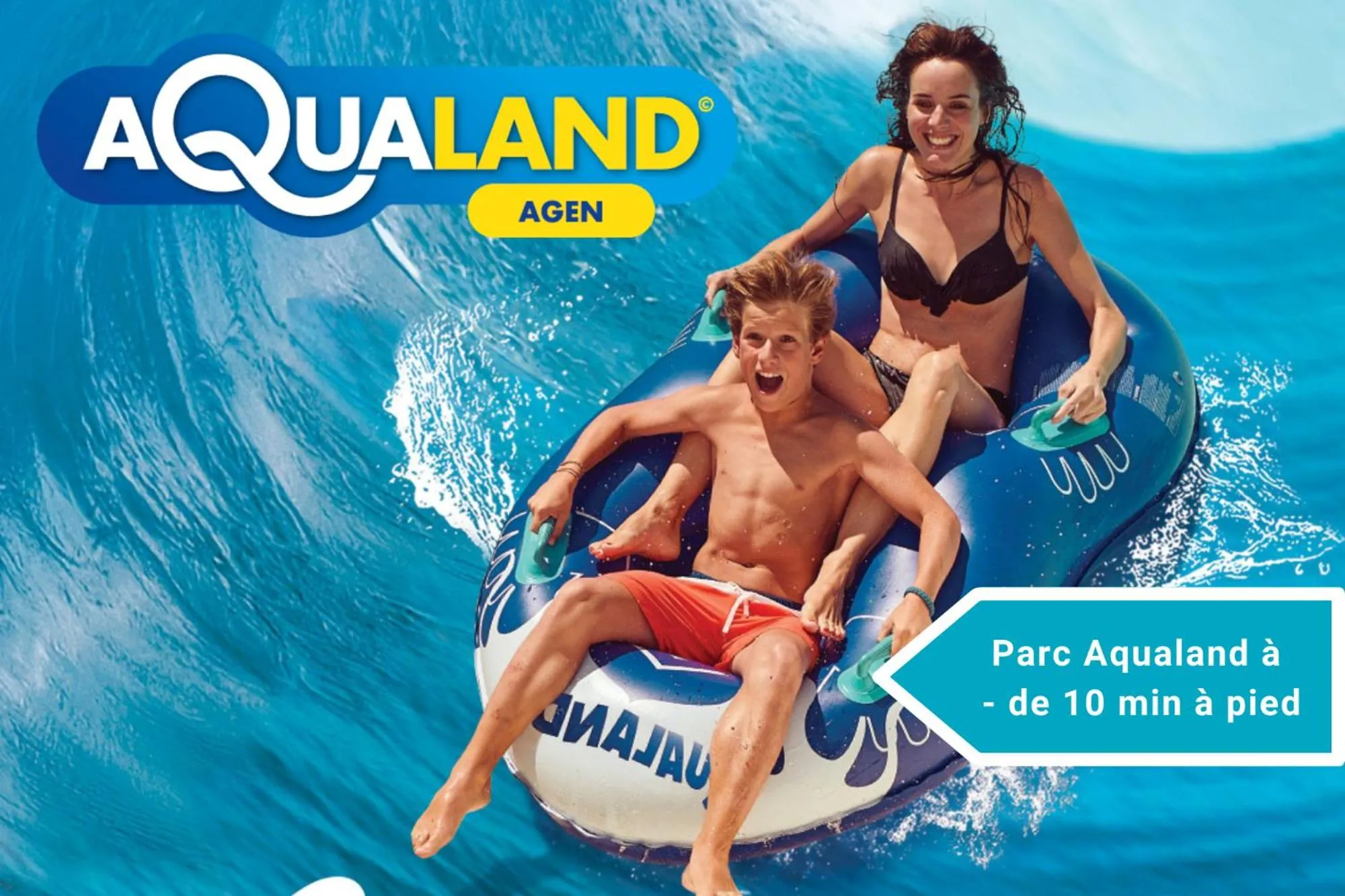 Aqua park in The Originals City, Relais d'Estillac, Agen Sud
