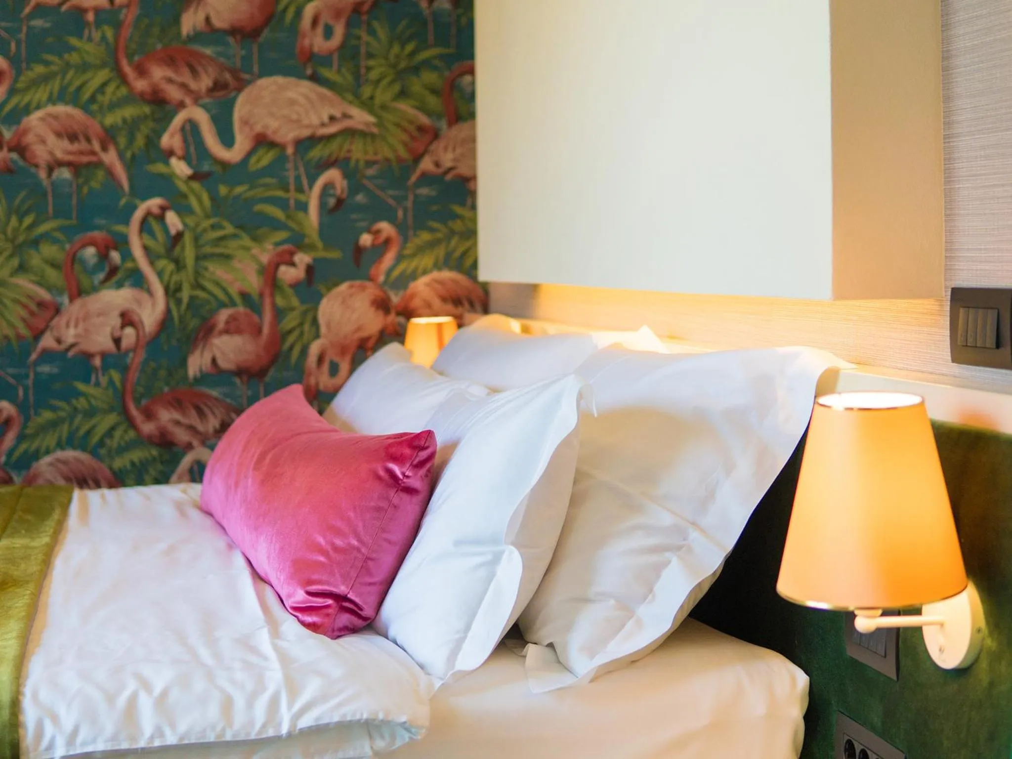 Bed in Hotel Forza Mare