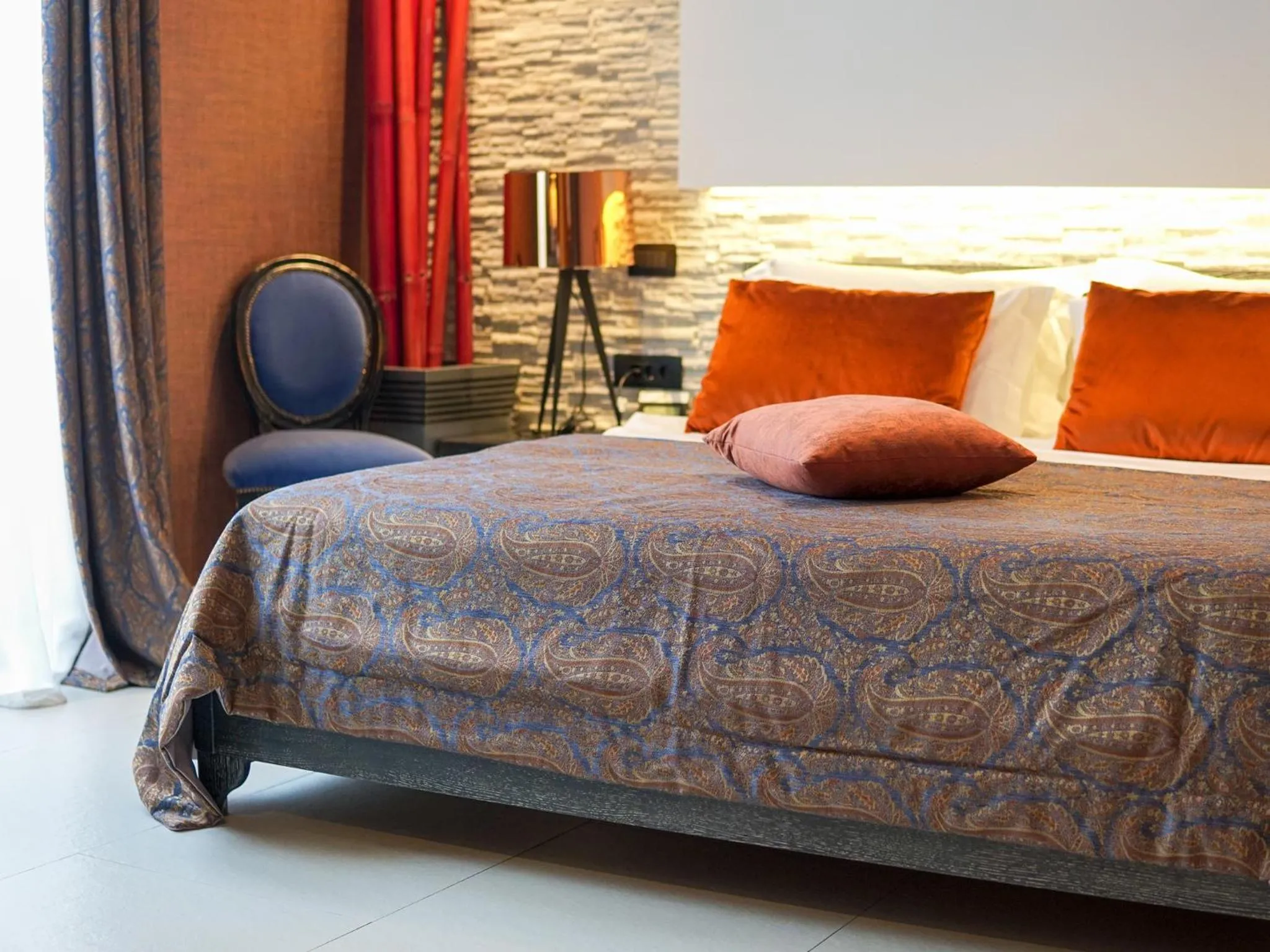 Bed in Hotel Forza Mare