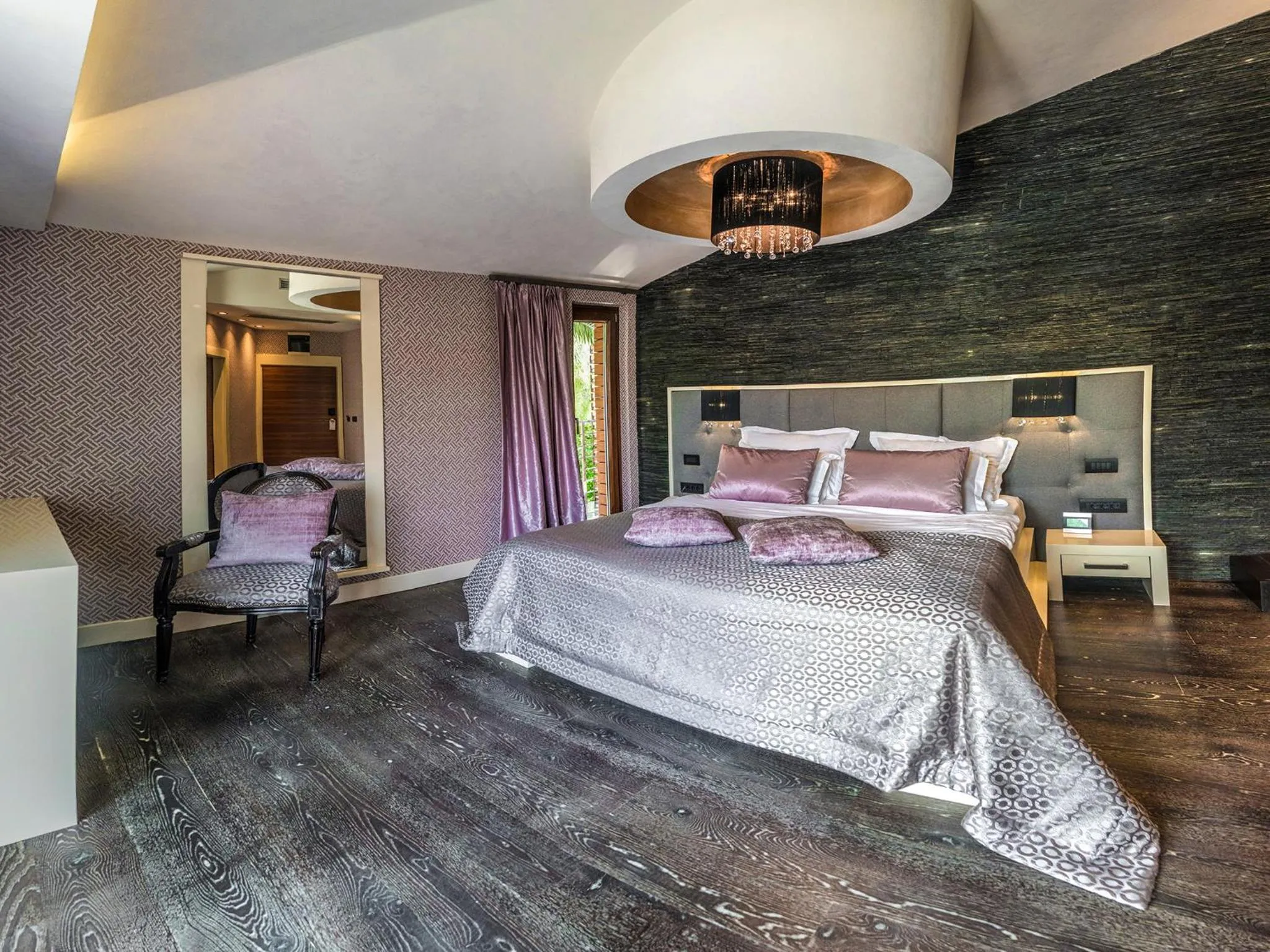 Bed in Hotel Forza Mare