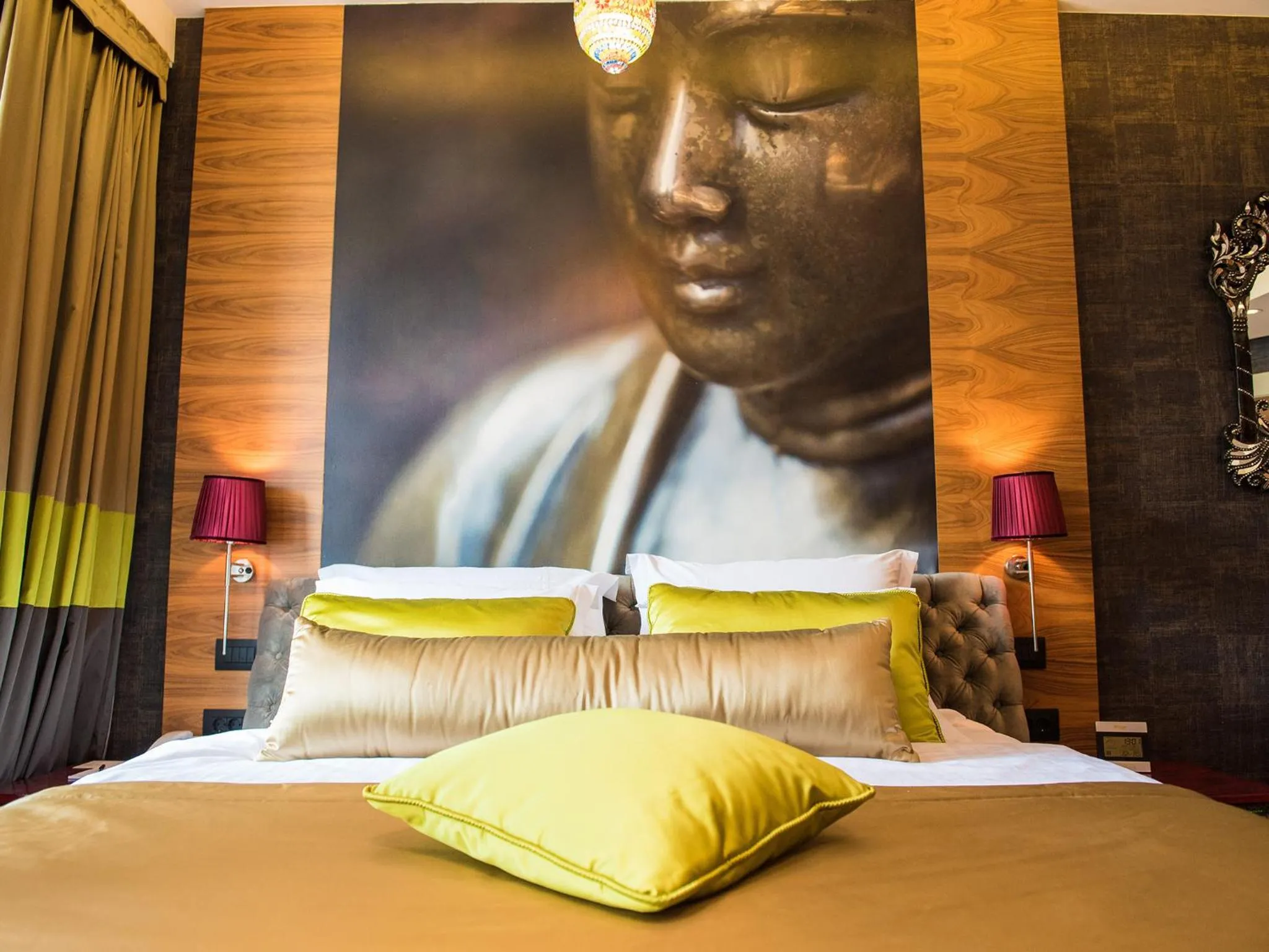 Bed in Hotel Forza Mare