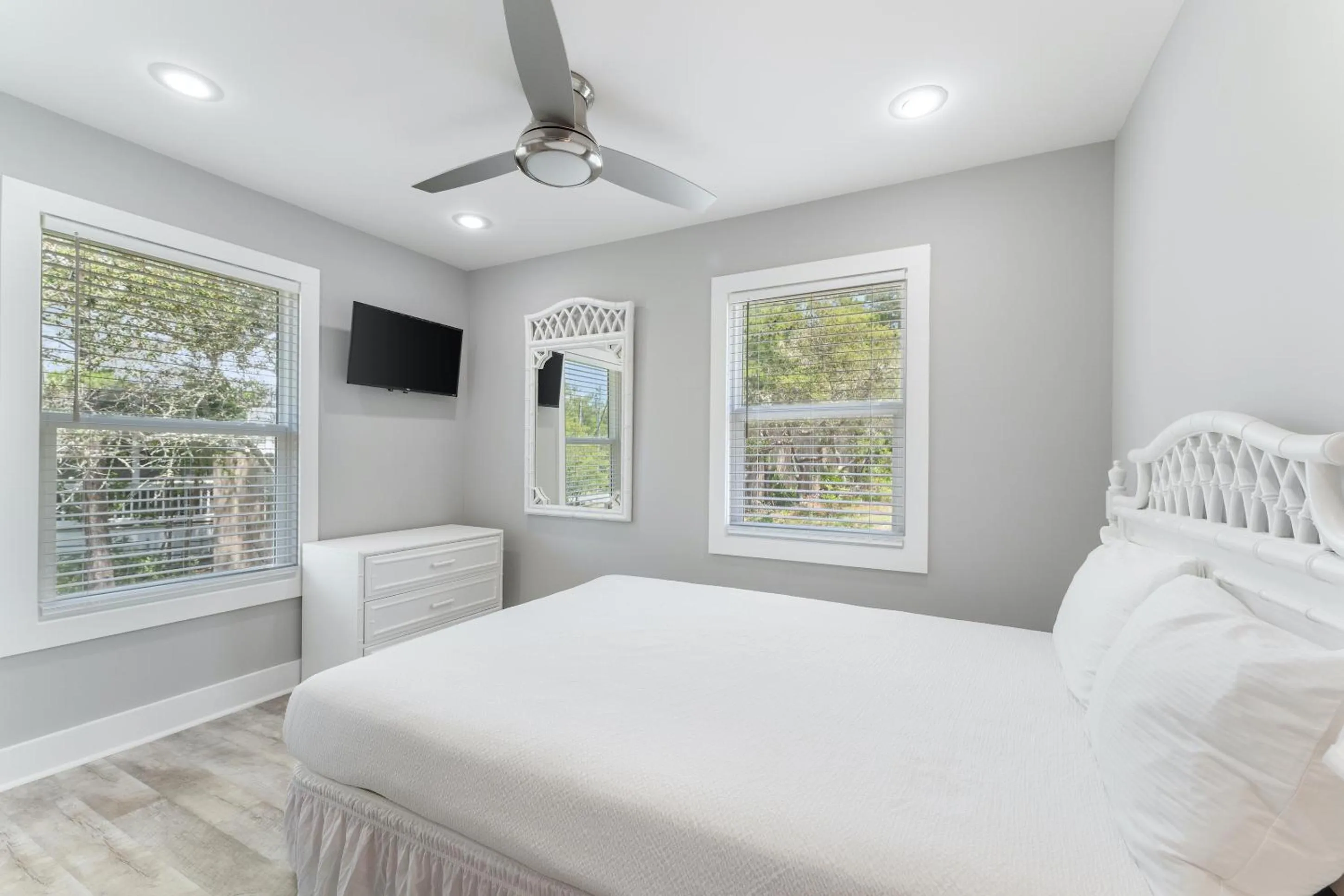 Bed in 30A Pet Friendly Beach House - Vitamin Sea by Panhandle Getaways