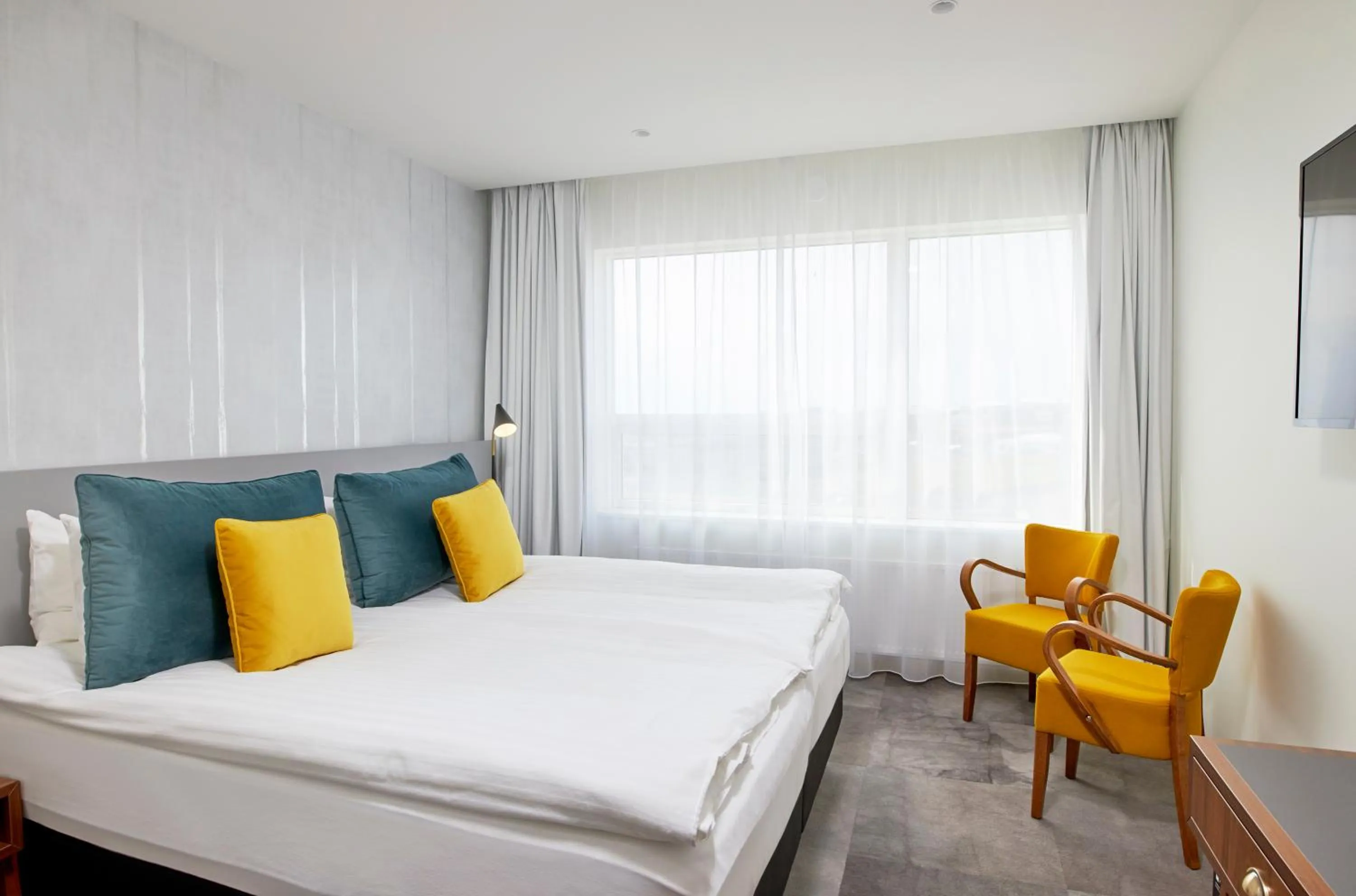 Bed in Fosshotel Stykkisholmur