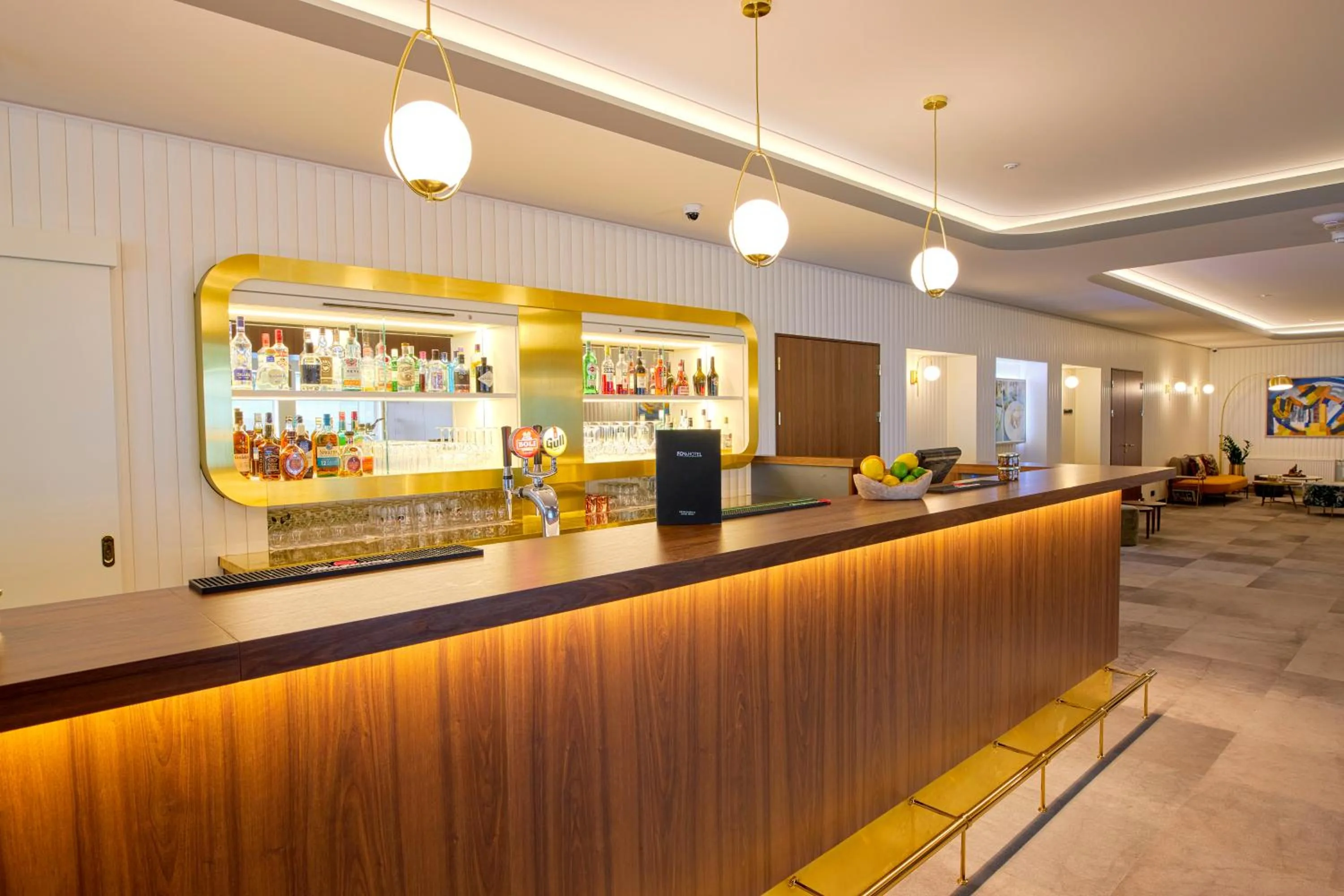 Lounge or bar in Fosshotel Stykkisholmur