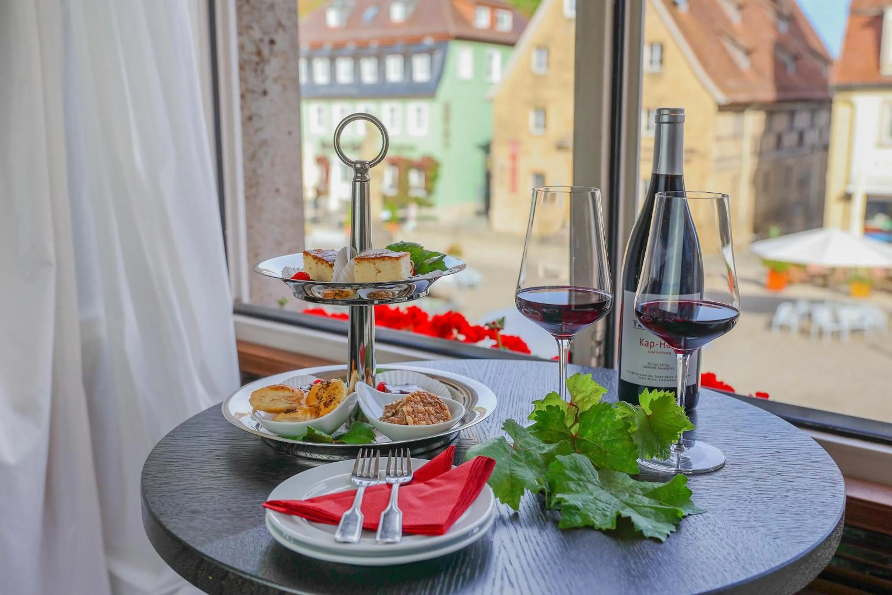 Food close-up in Laurentius Boutique-Hotel & Restaurant